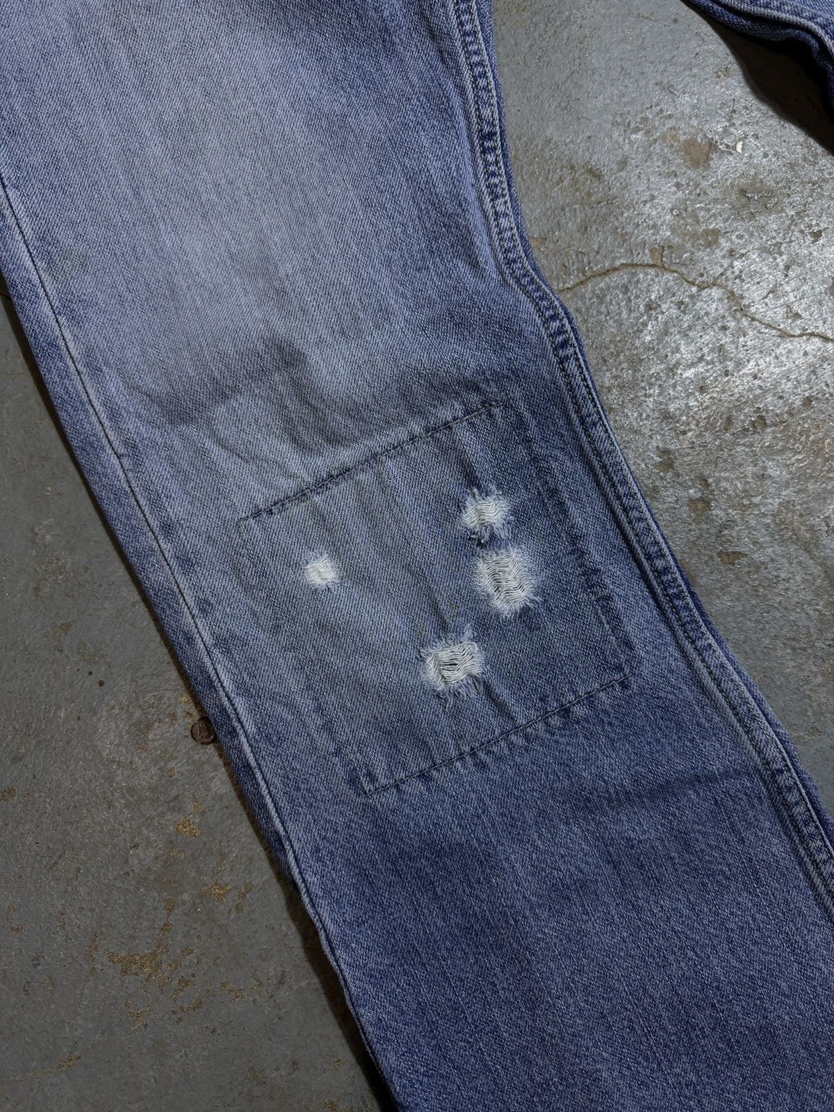 Levi's Vintage Distressed Levi’s with Patchwork Details Size US 32 / EU 48 - 2 Thumbnail