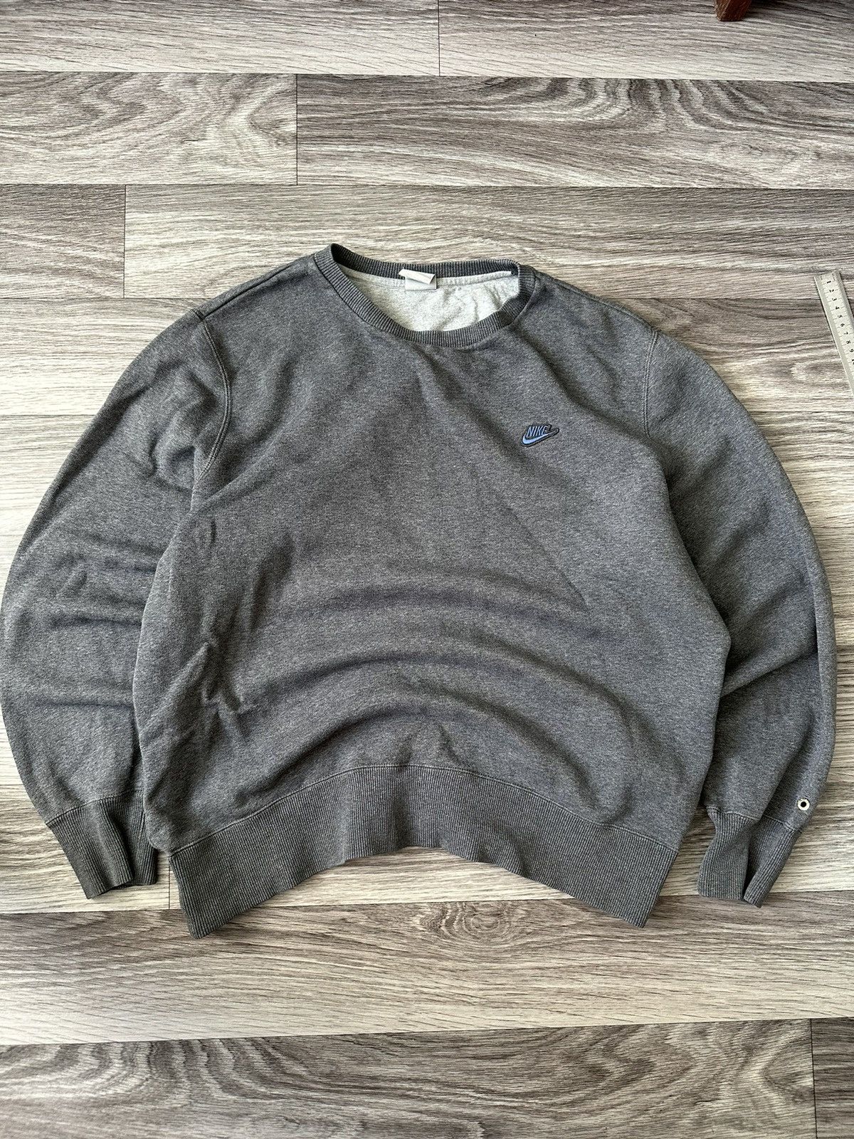 Nike × Vintage Nike vintage boxyfit Sweatshirt Small Swoosh 90s y2k hype Size US XL / EU 56 / 4 - 1 Thumbnail