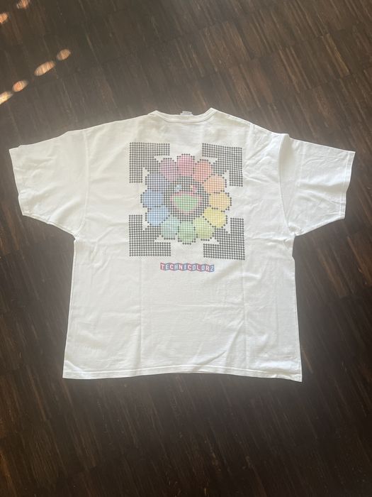 Off-White Off White x Takashi Murakami Technicolor 2 Tee | Grailed