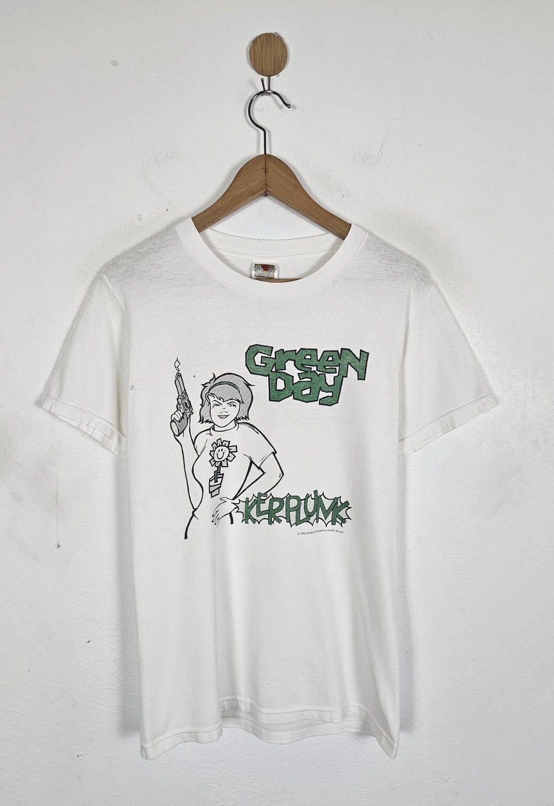 Band Tees Vintage 90s Green Day Kerplunk Album Lookout Records shirt Size US S / EU 44-46 / 1 - 1 Thumbnail