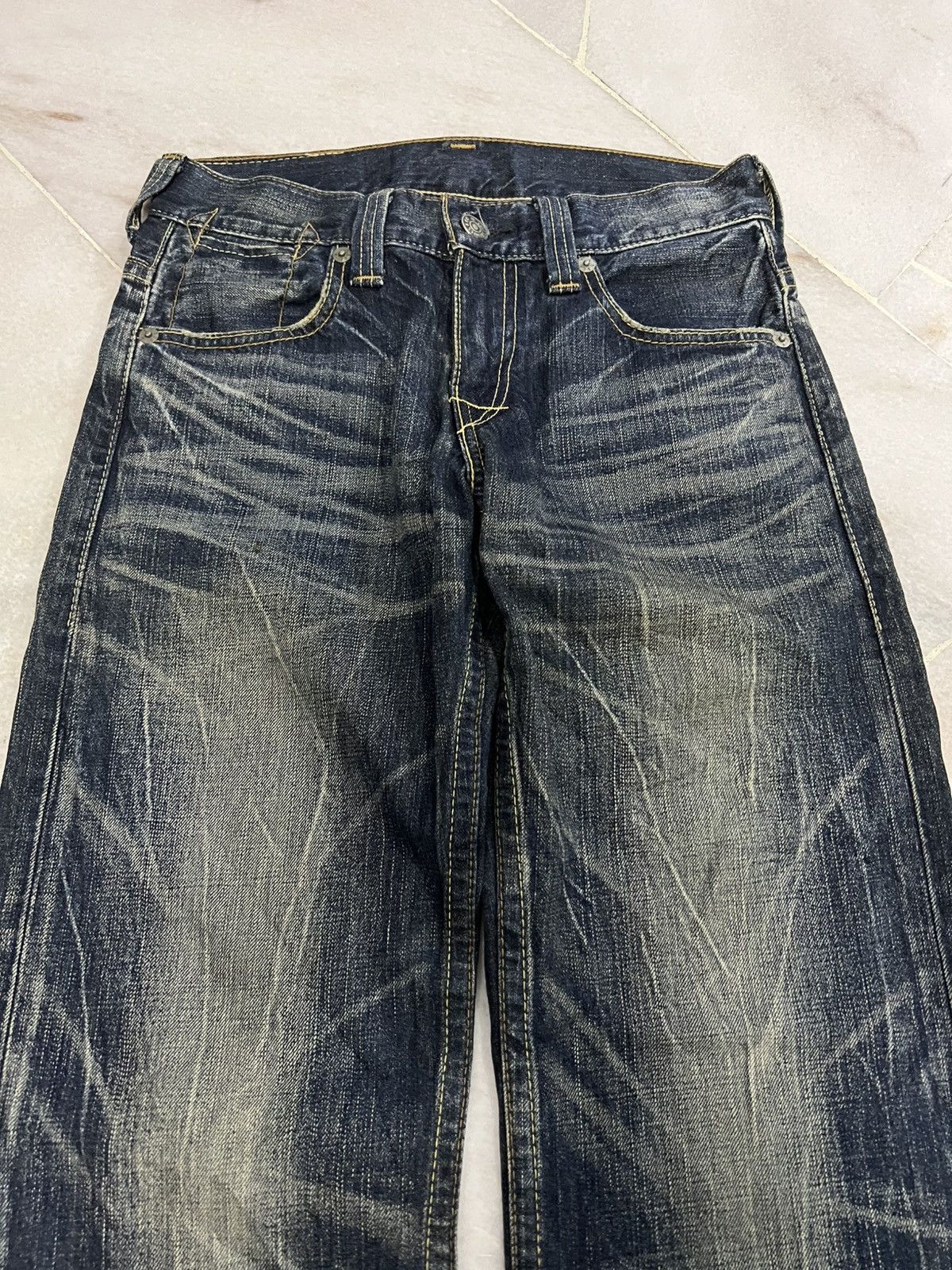 Levi's × Levi's Vintage Clothing 💥Baggy 90s Vintage Levis 503 Mud Wash Jean Size US 30 / EU 46 - 3 Thumbnail