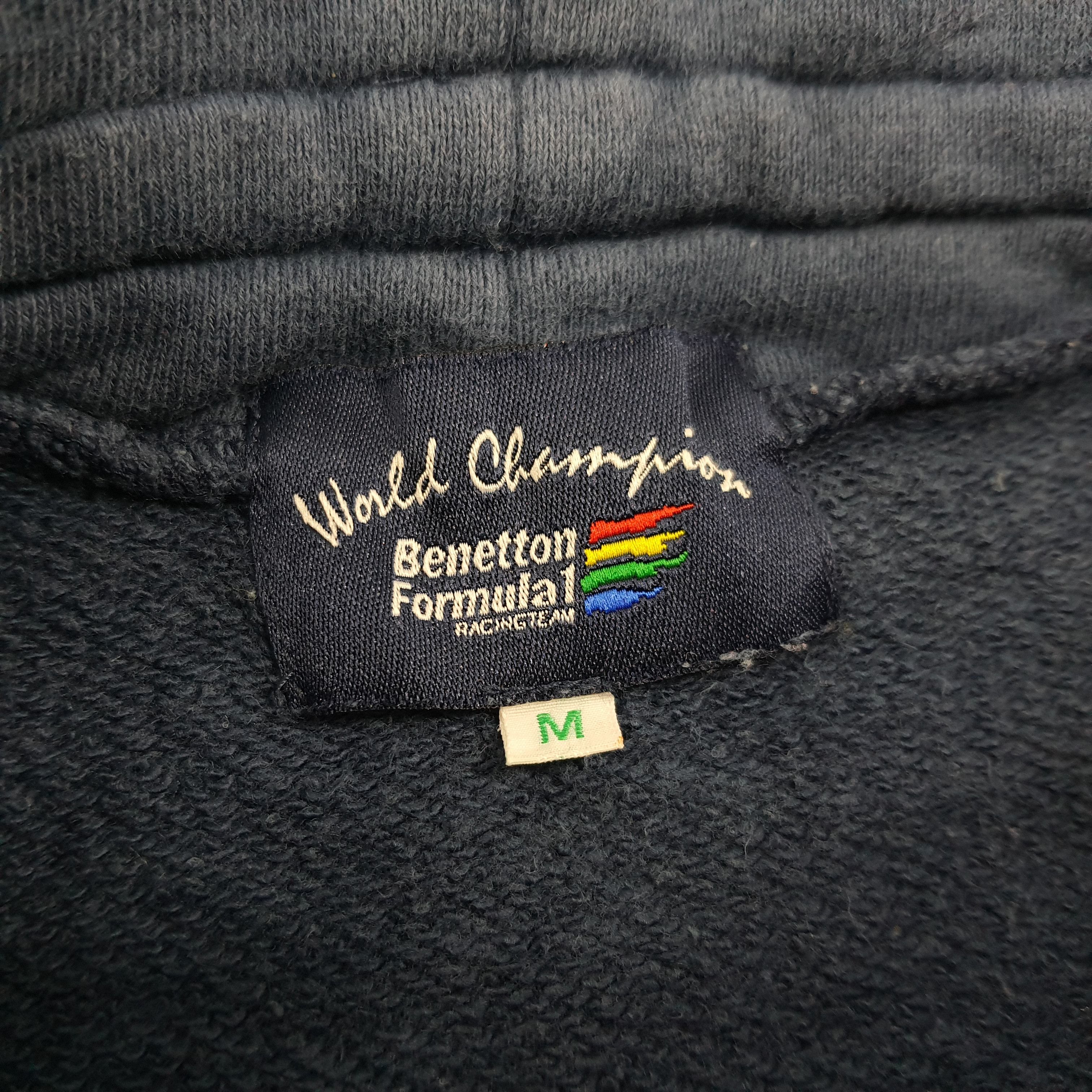 Benetton Vintage Benetton Formula 1 Racing Team Sweatshirt C269N22 Size US M / EU 48-50 / 2 - 5 Thumbnail