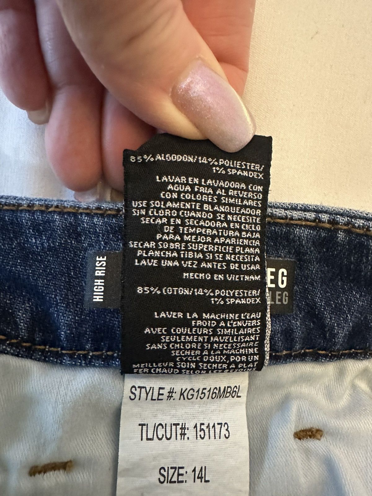 Other kut from the kloth MEG High rise/wide Leg 14L Jeans Size 34" / US 12 / IT 48 - 4 Thumbnail