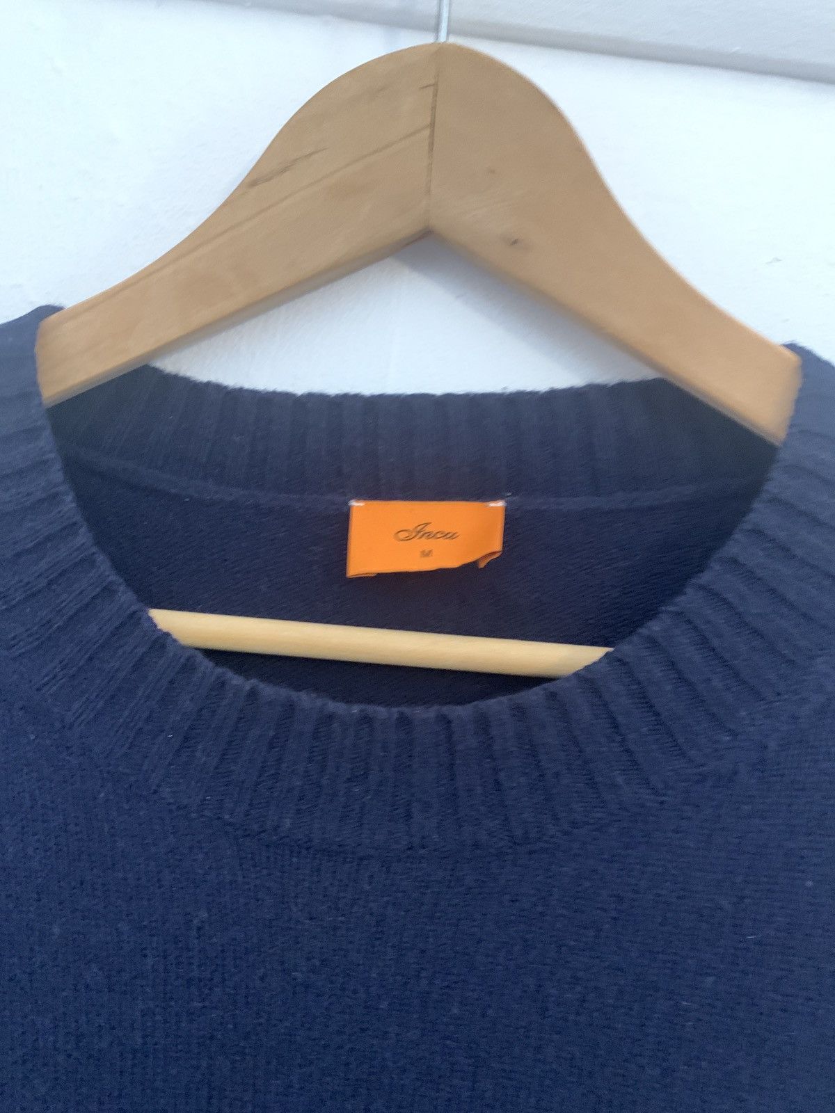 Incu Navy Blue Incu knit jumper Medium Size US M / EU 48-50 / 2 - 2 Thumbnail
