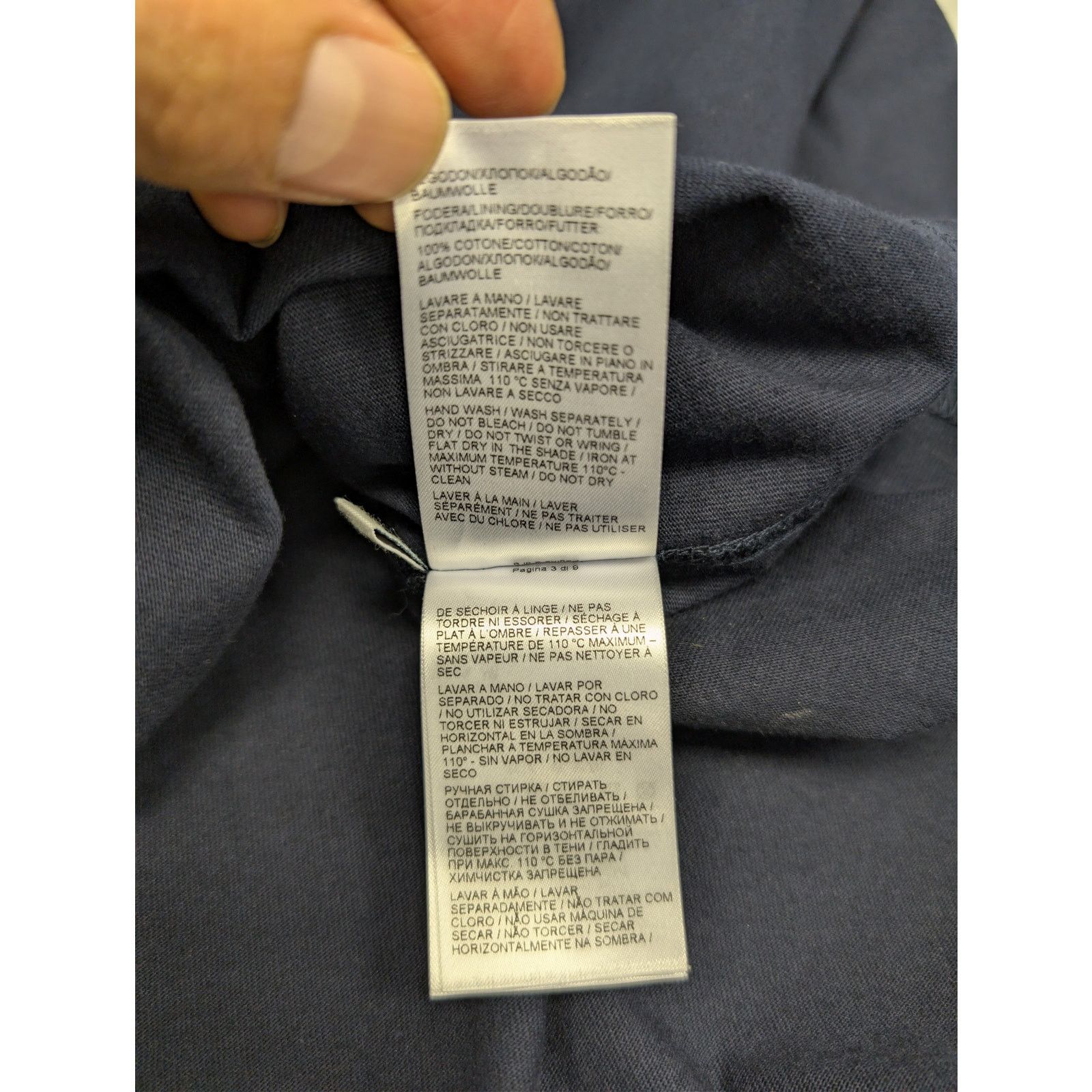 Bottega Veneta o1rshd1 Sunrise Light Cotton T-Shirt in Abyss Size US L / EU 52-54 / 3 - 18 Thumbnail