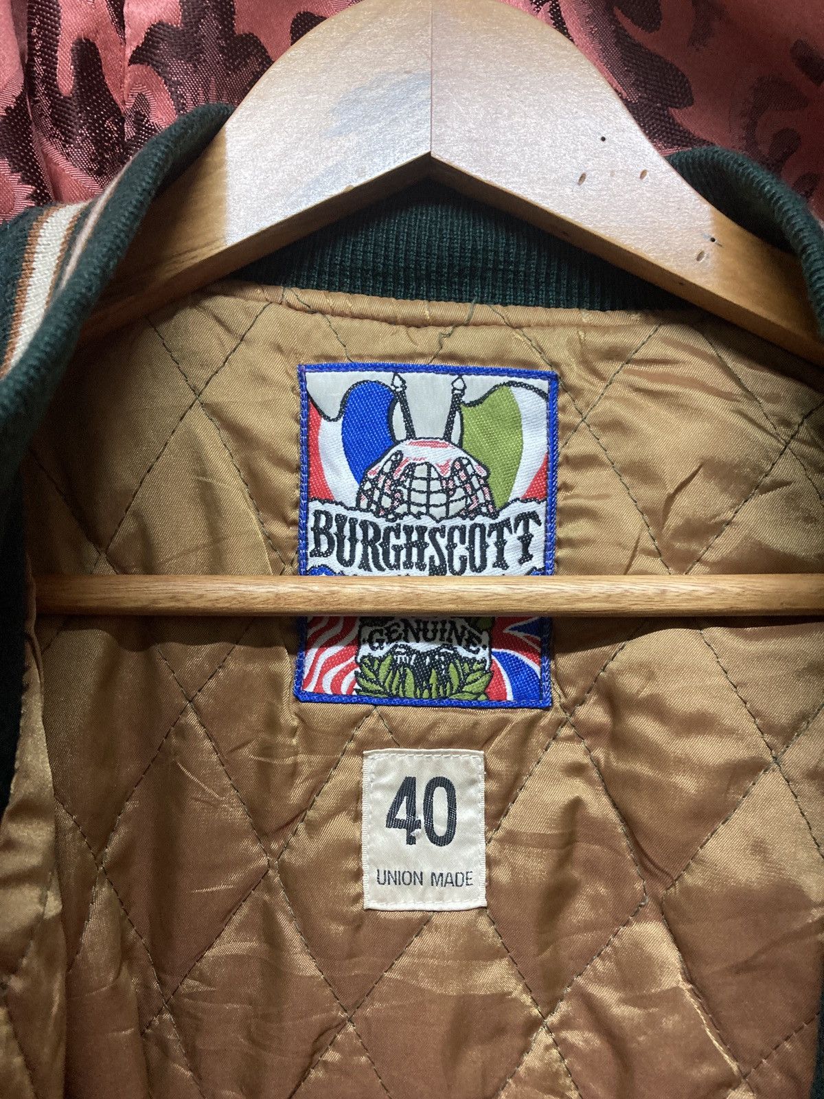 Japanese Brand Vintage Burgh scott versity jacket Size US L / EU 52-54 / 3 - 11 Thumbnail