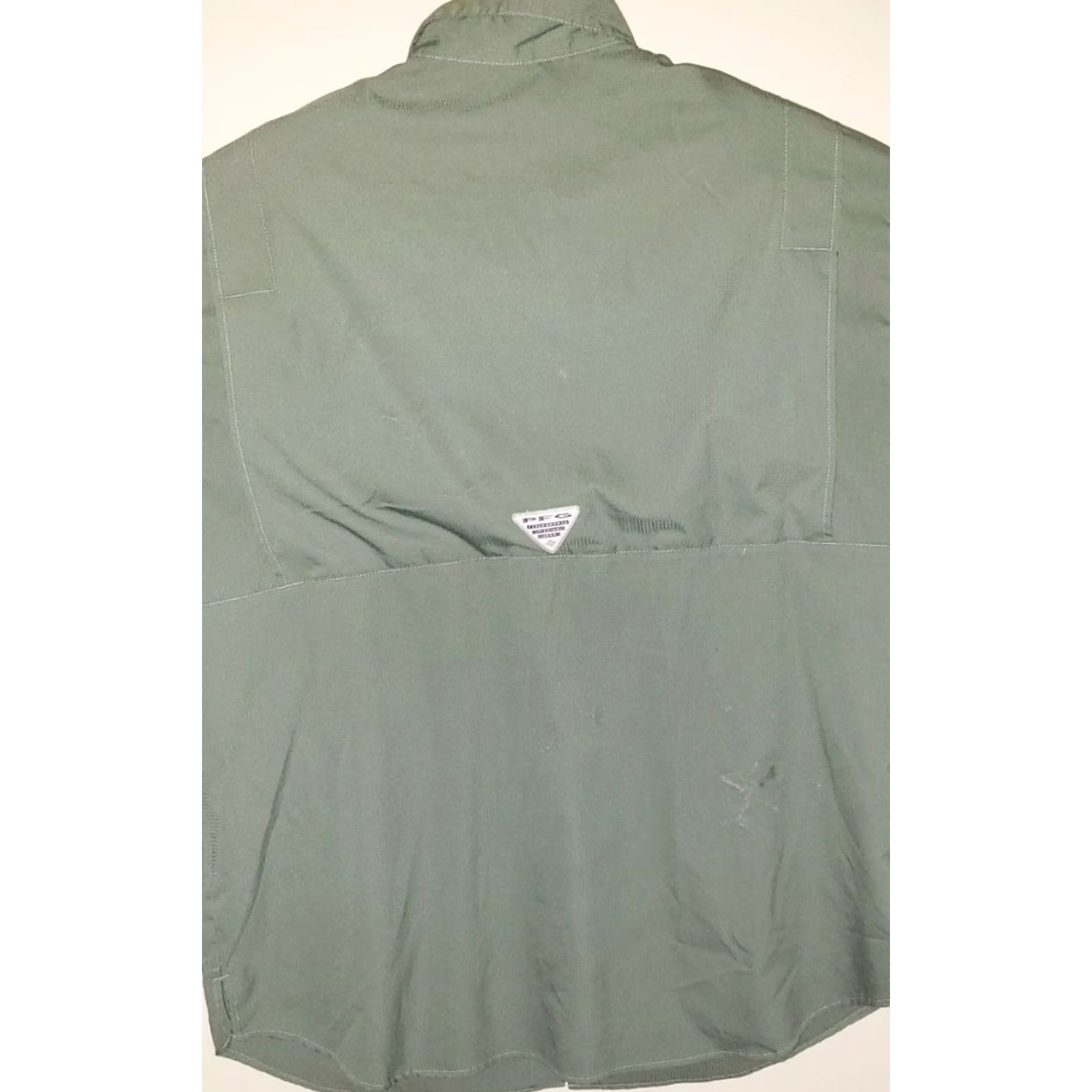 Olive VINTAGE Columbia Omni-Shade Button Shirt Olive Green Vented Sun Protection Men's Size XL Size US XL / EU 56 / 4 - 6 Thumbnail