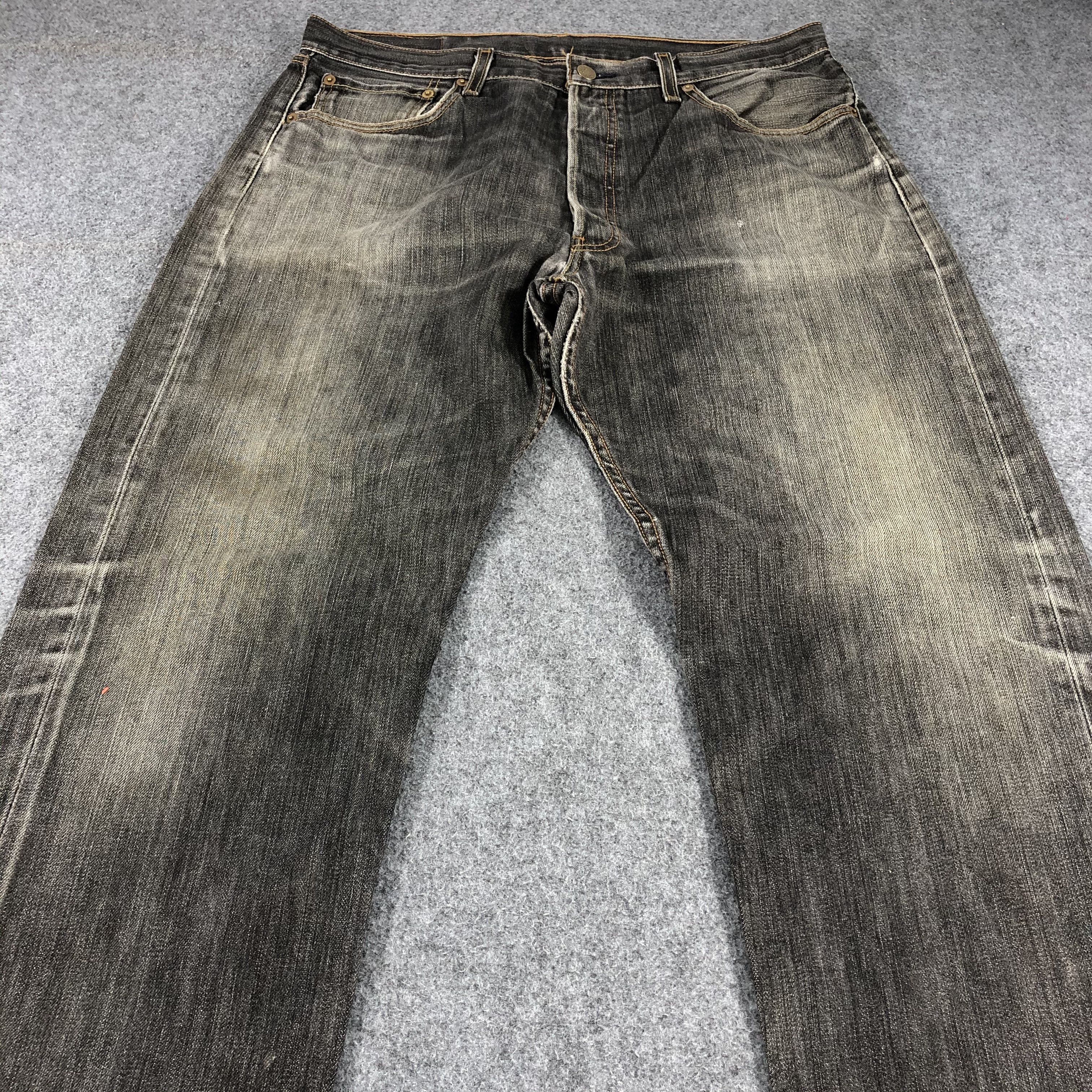 Levi's Vintage Levis Jeans 501xx Earth Tone-JM845 Size US 35 - 3 Thumbnail