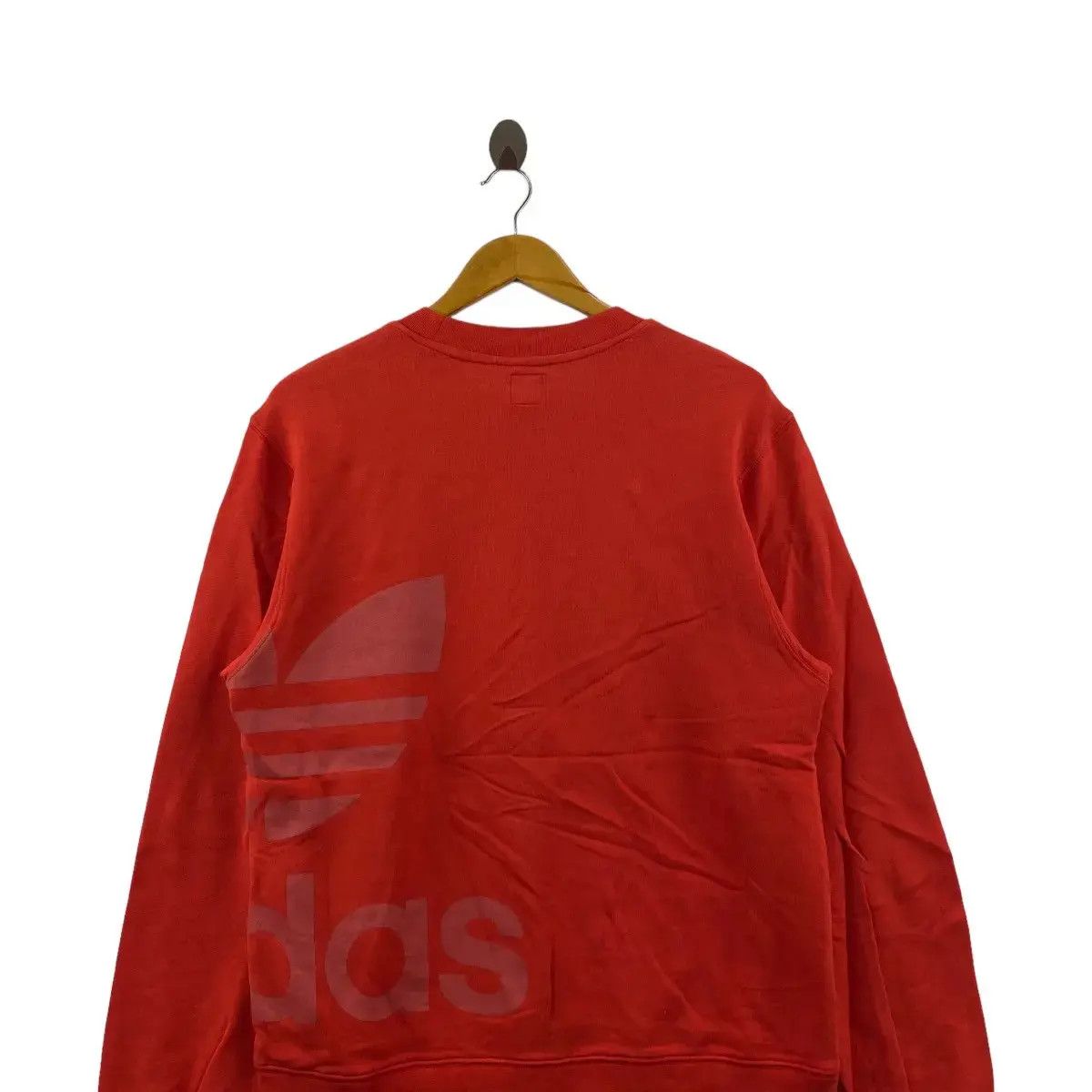 Adidas ADIDAS ORIGINALS TREFOIL Double Sided Orange Sweatshirt Size L / US 10 / IT 46 - 2 Thumbnail