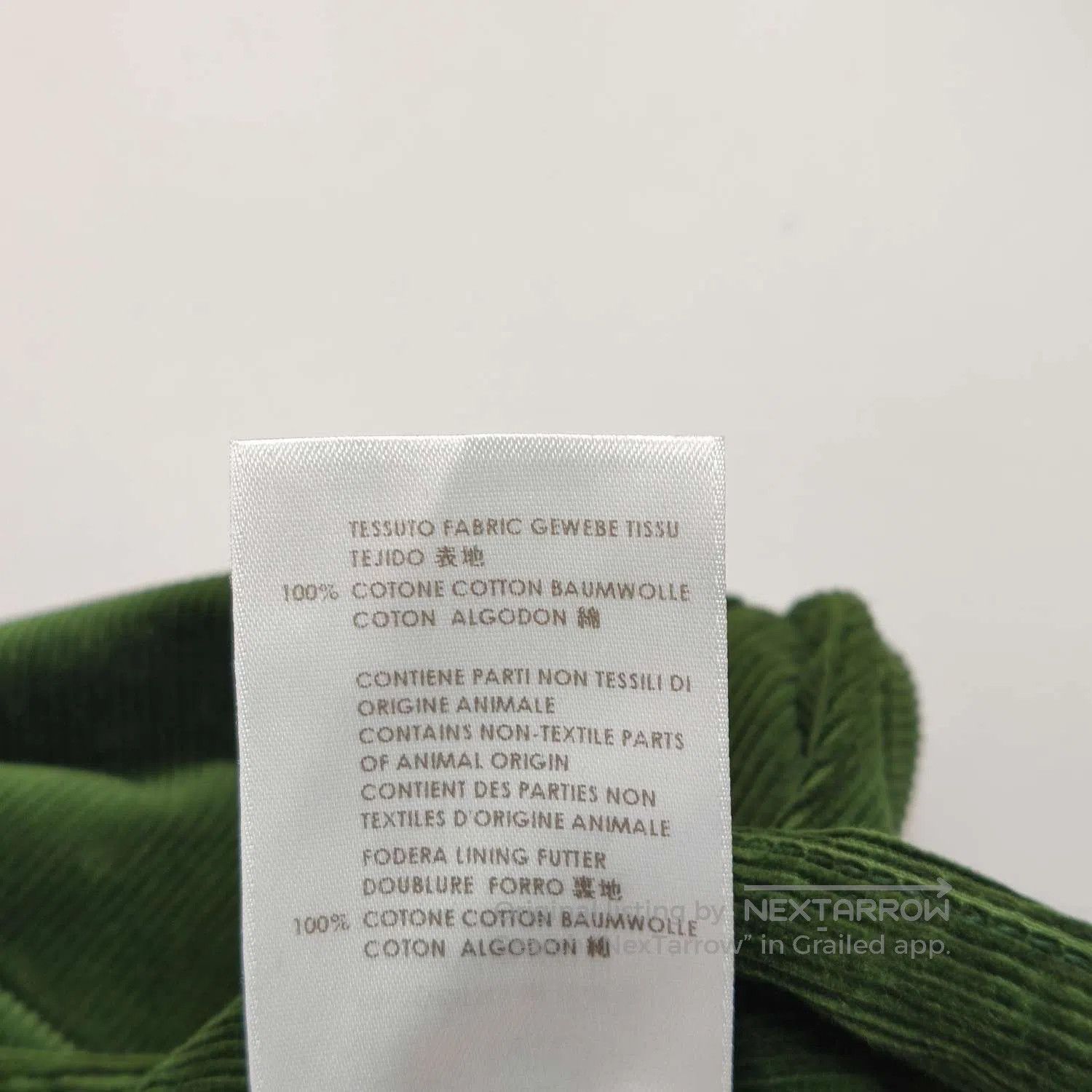 Gucci Green Corduroy Straight. Size US 34 / EU 50 - 9 Thumbnail