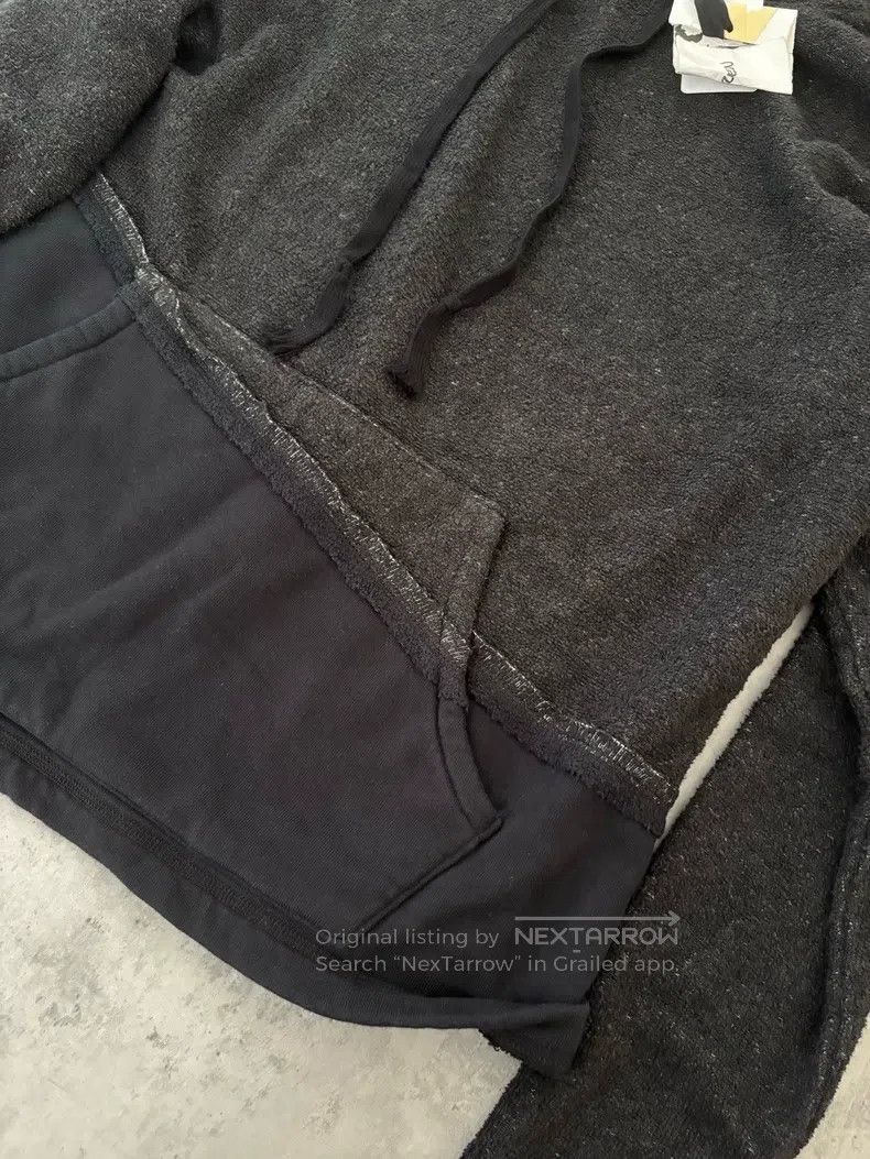 Greg Lauren Greg Lauren Black Cotton Patchwork Sweatshirt Size US M / EU 48-50 / 2 - 3 Thumbnail