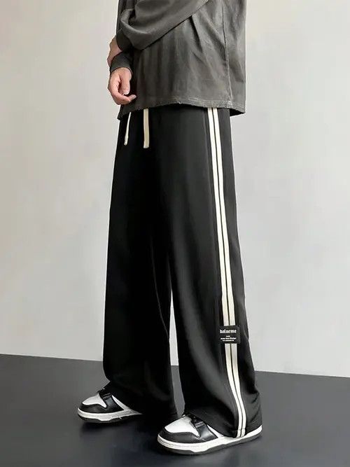 Japanese Brand Casual Versatile Straight Leg Sweatpants Size US 32 / EU 48 - 3 Thumbnail
