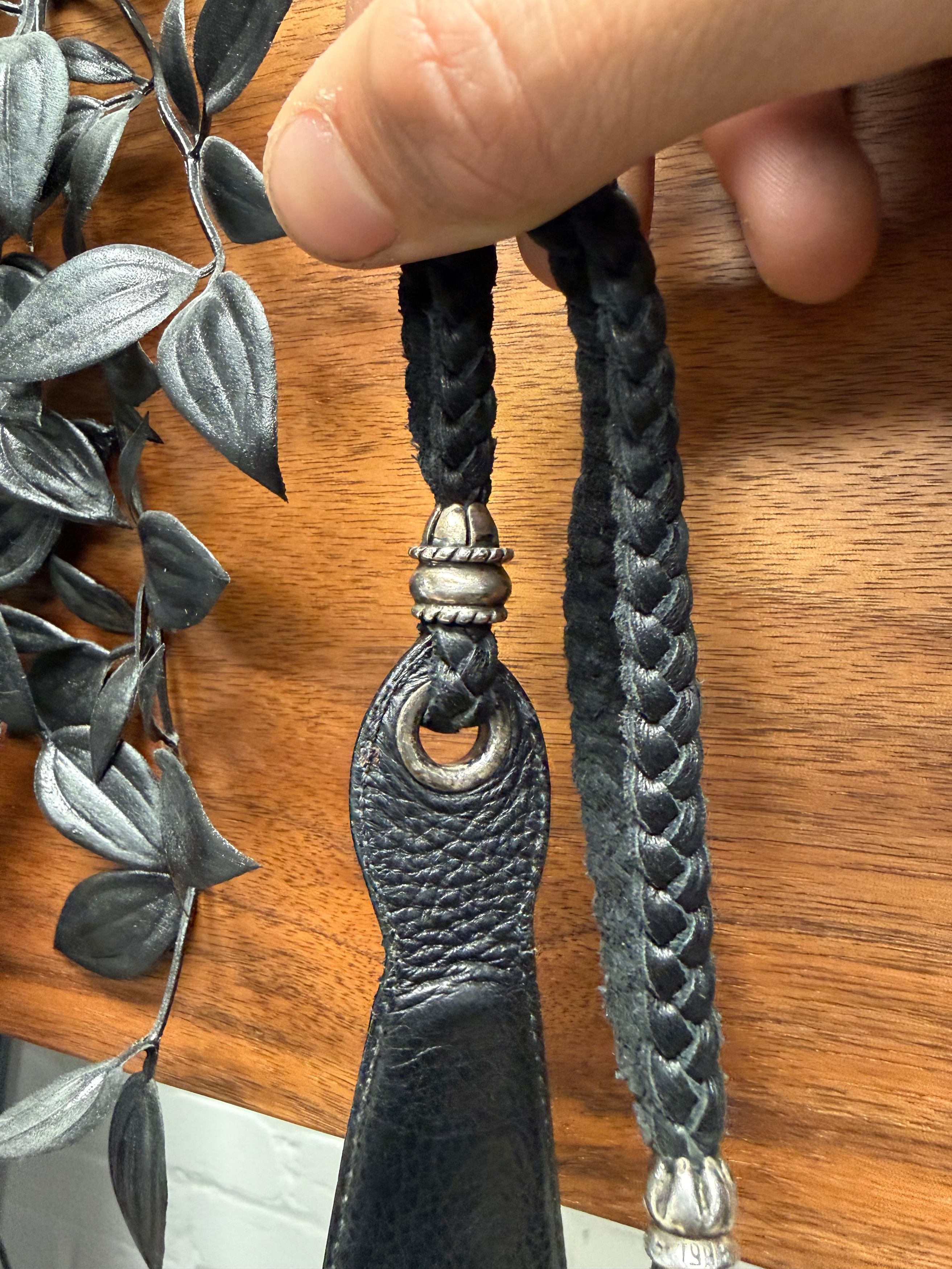 Chrome Hearts Chrome Hearts ‘Shoe Horn’ With Braided Leather/925 Silver Handle Size ONE SIZE - 4 Thumbnail