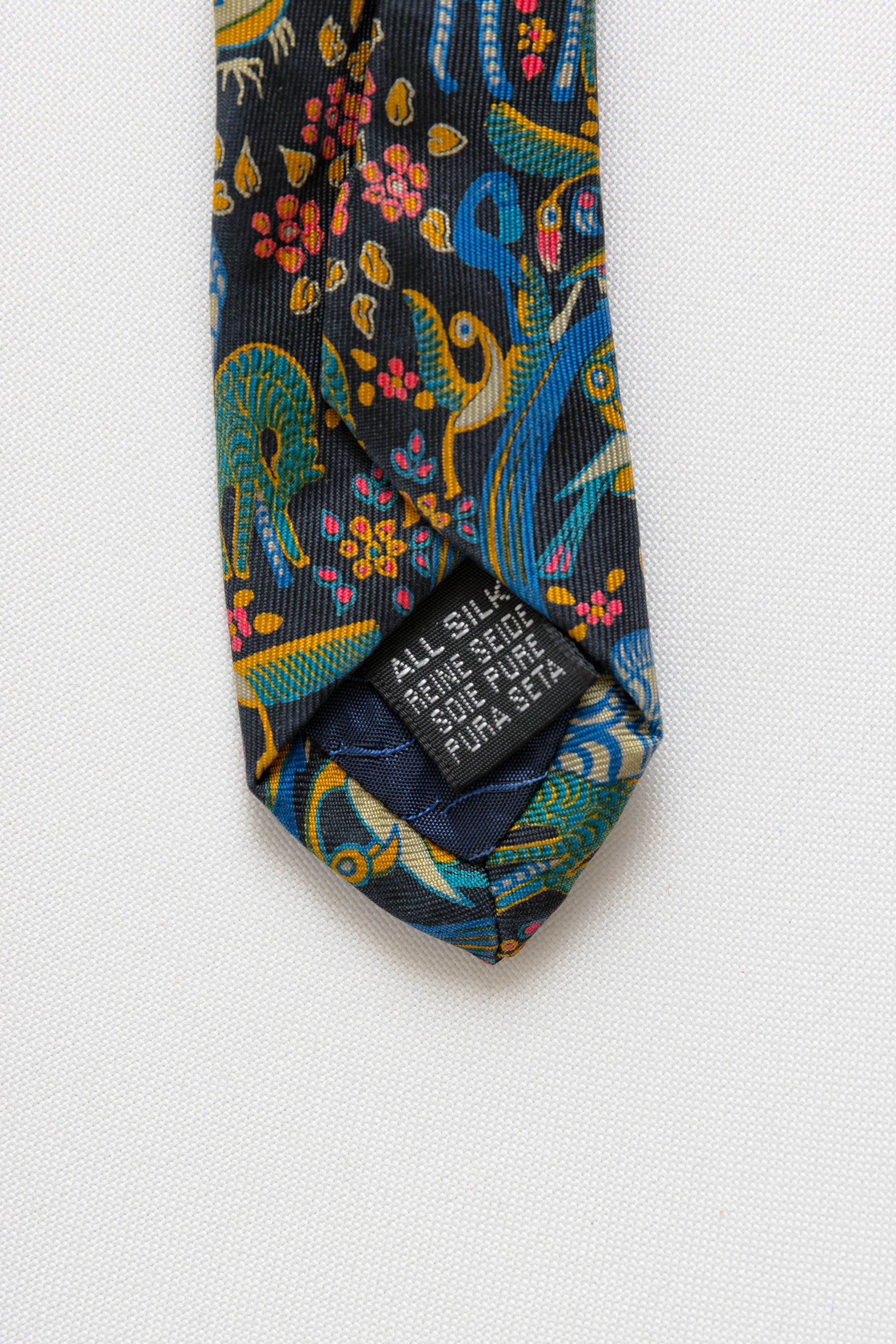 Pierre Balmain Pierre Balmain Tie animals crazy print necktie silk tie 071 Size ONE SIZE - 5 Thumbnail