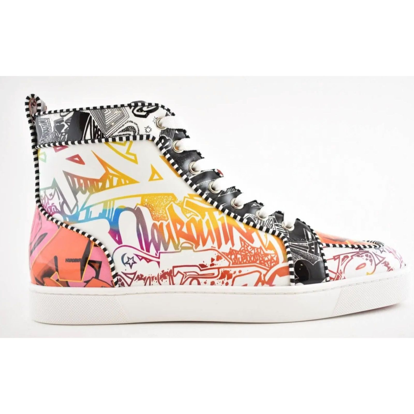Christian Louboutin Christian Louboutin Men Rantus Orlato Flat Wallgraf Graffiti Size US 7 / EU 40 - 2 Thumbnail