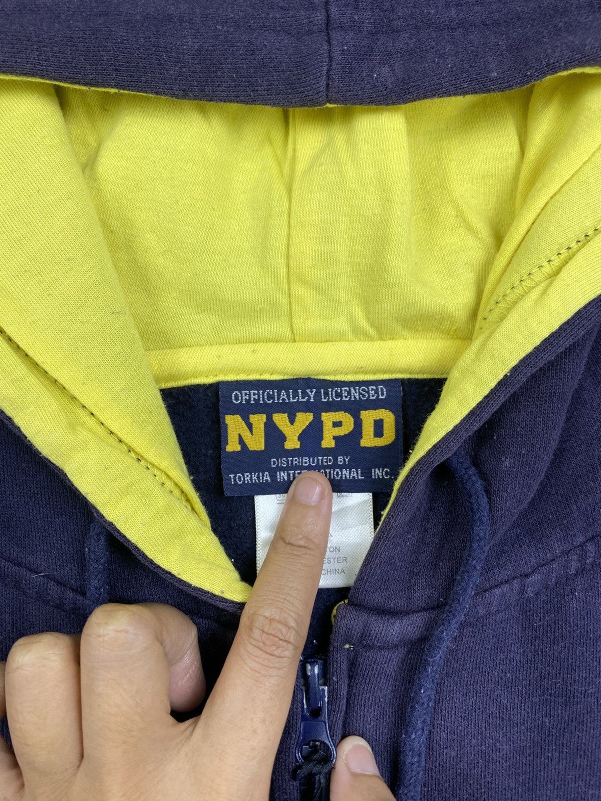 Japanese Brand × Vintage Vintage NYPD Spellout Embroidery Logo Hoodie Jacket Size US M / EU 48-50 / 2 - 6 Thumbnail