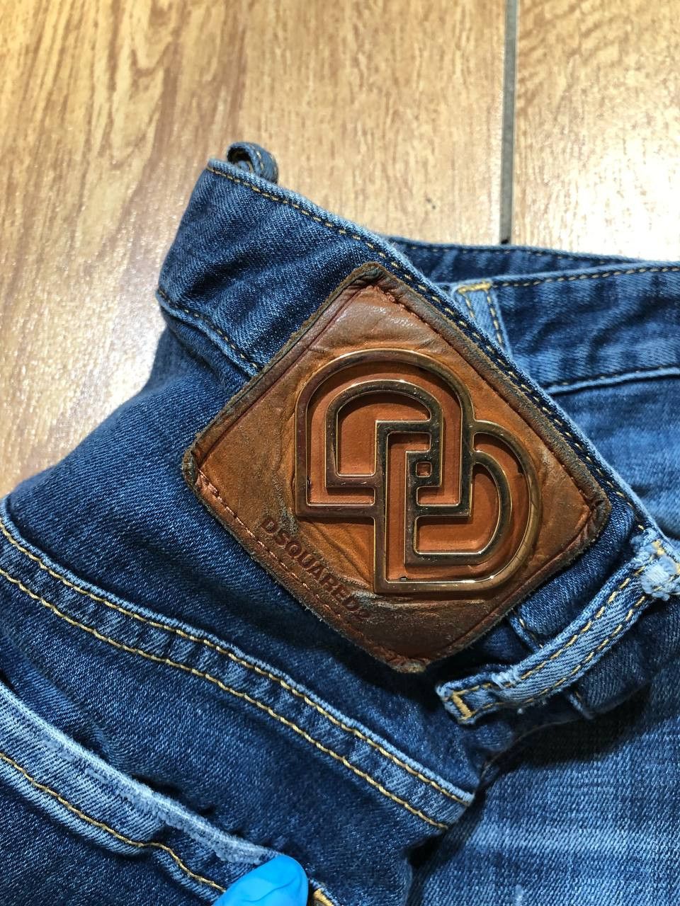 Dsquared2 Dsquared2 Skinny Faded Cotton Ripped Distressed Skinny Jeans Size US 32 / EU 48 - 4 Thumbnail