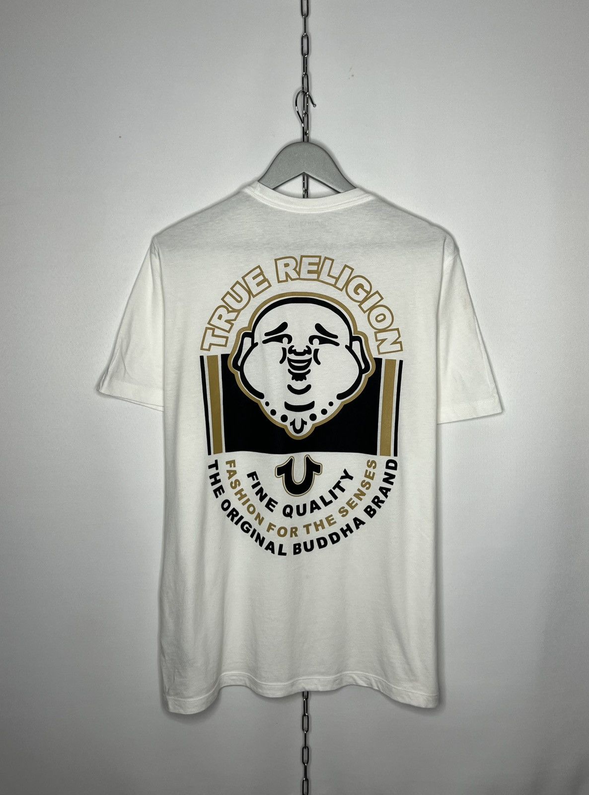 True Religion True Religion Buddha Arch Big Logo Tee T-Shirt Rare Size US L / EU 52-54 / 3 - 1 Thumbnail