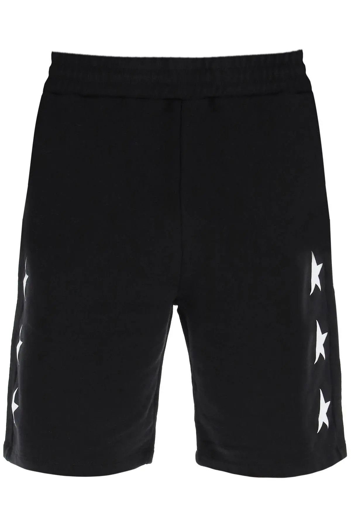 image of Golden Goose O1S22I1N0324 Diego Star Short Sweatpants In Black, Men's (Size 36)