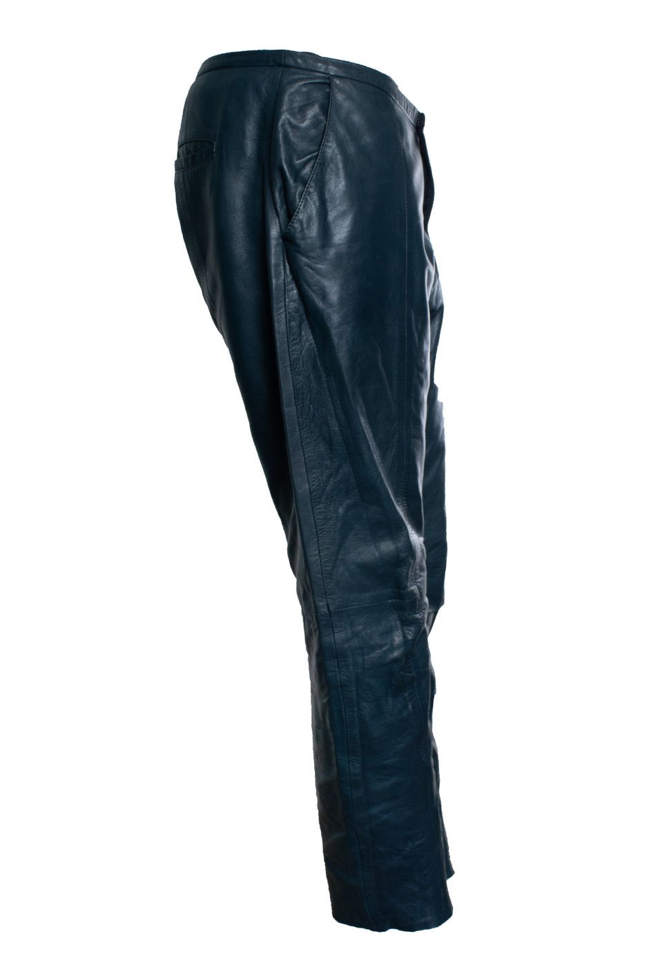 forte_forte Forte Forte, emerald green leather pantalon Size 30" / US 8 / IT 44 - 3 Thumbnail