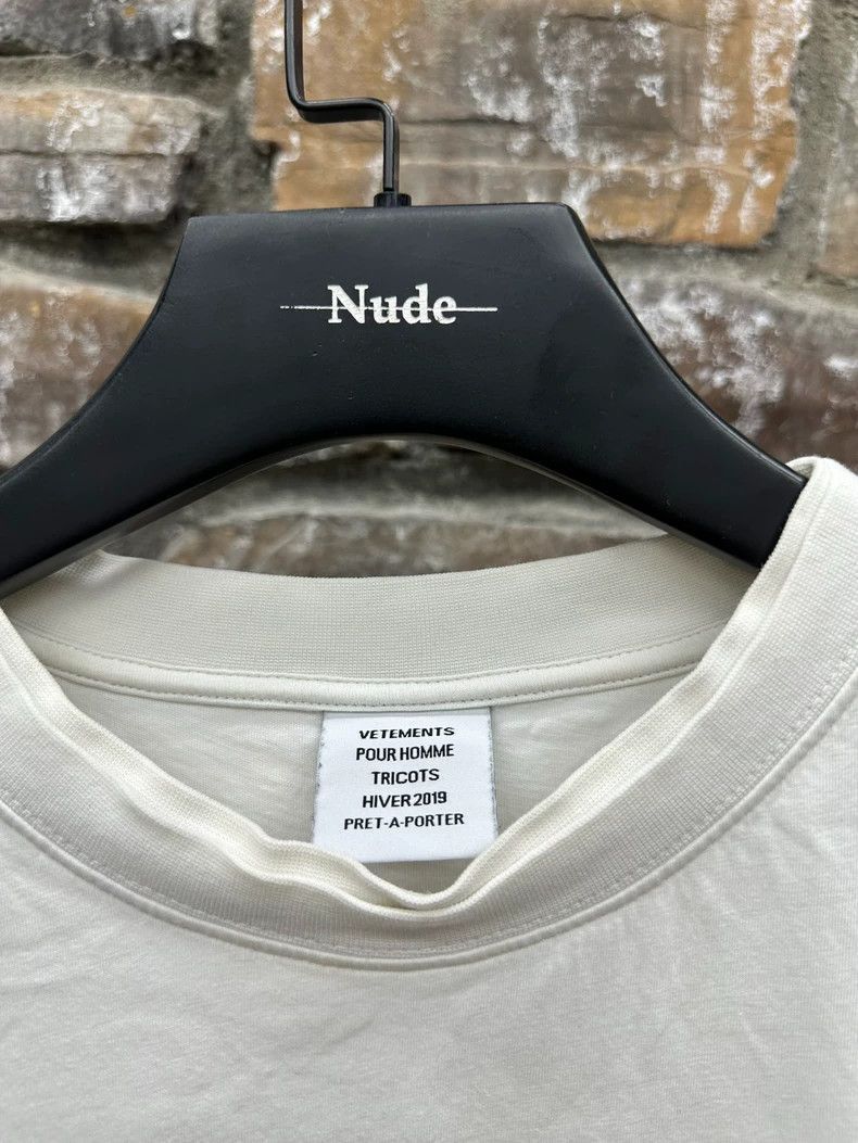 Vetements Vetements White Short Sleeve Vetements T-Shirt-2507 Size US L / EU 52-54 / 3 - 3 Thumbnail