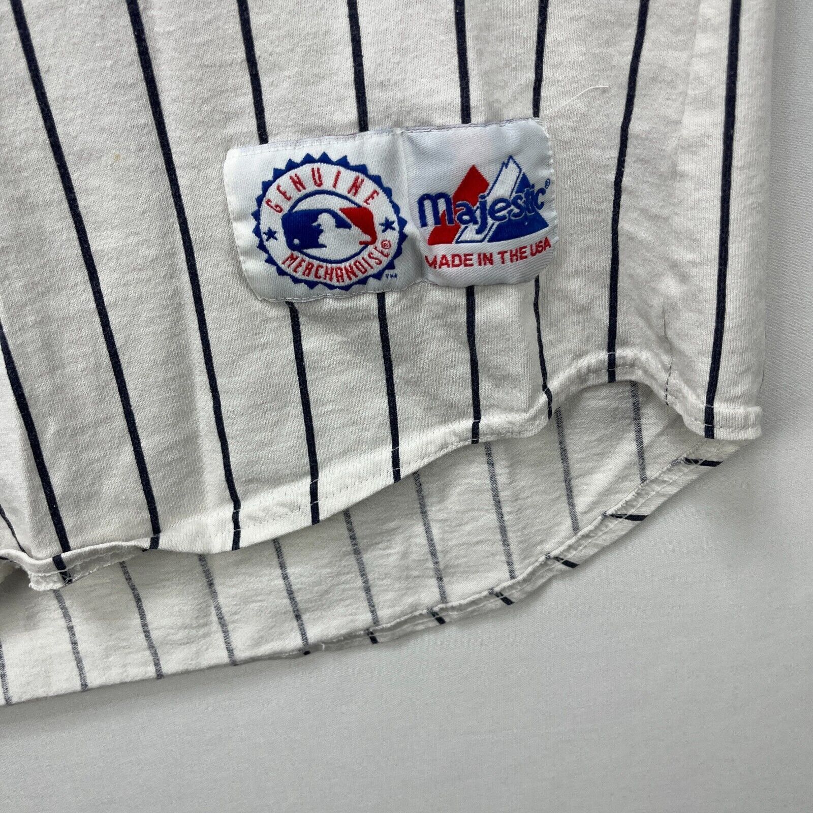 Majestic × Vintage Vintage 90s New York Yankees Majestic Jersey Shirt Large USA Size US L / EU 52-54 / 3 - 4 Thumbnail
