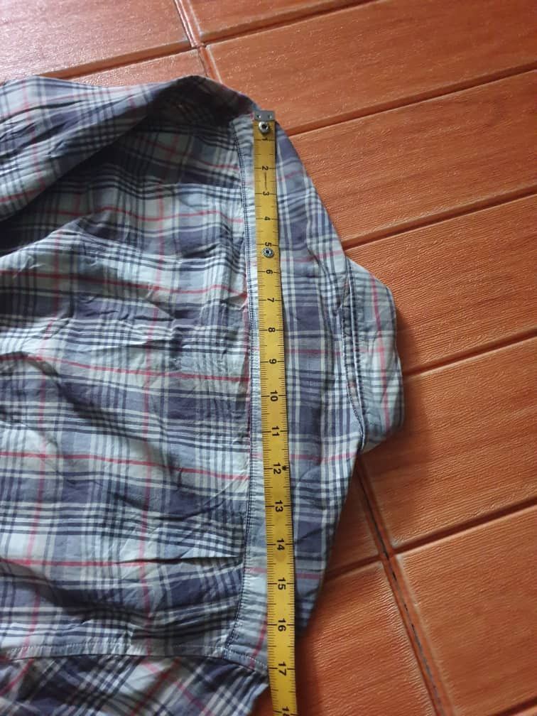Japanese Brand 💥Oshkosh classic checkered chambray shirt Size US M / EU 48-50 / 2 - 8 Thumbnail
