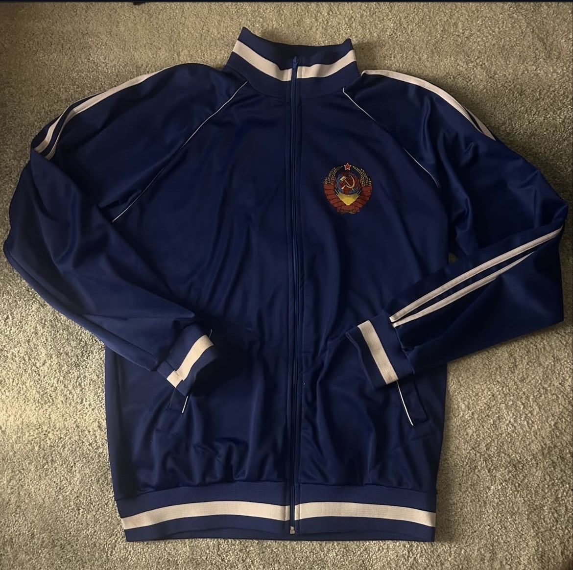 Other USSR Soviet Union Blue Sport Jacket (XL) Size US XL / EU 56 / 4 - 1 Thumbnail
