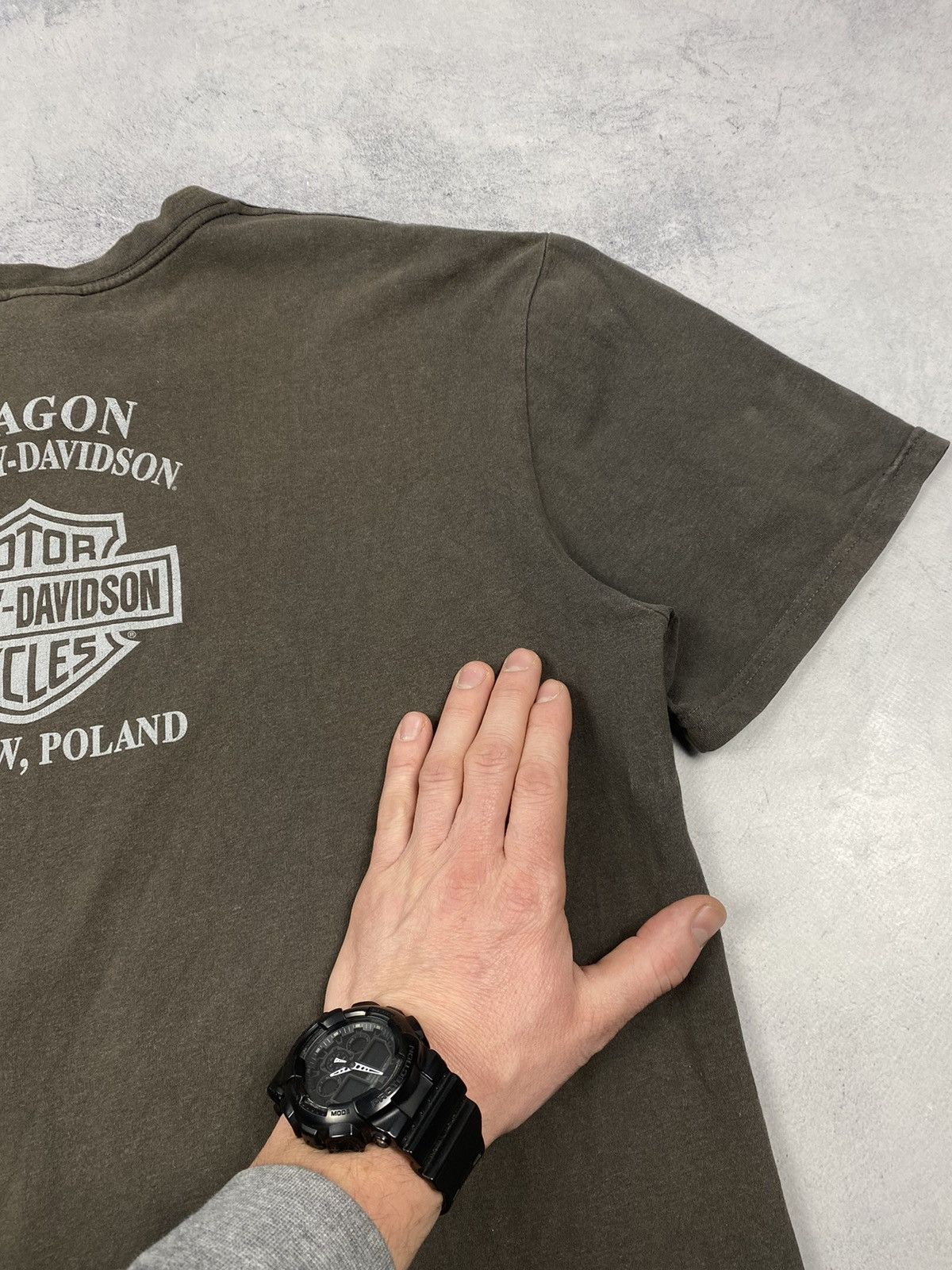 Harley Davidson Harley Davidson Dragon Krakow Poland Motorcycle T Shirt Size US L / EU 52-54 / 3 - 16 Thumbnail