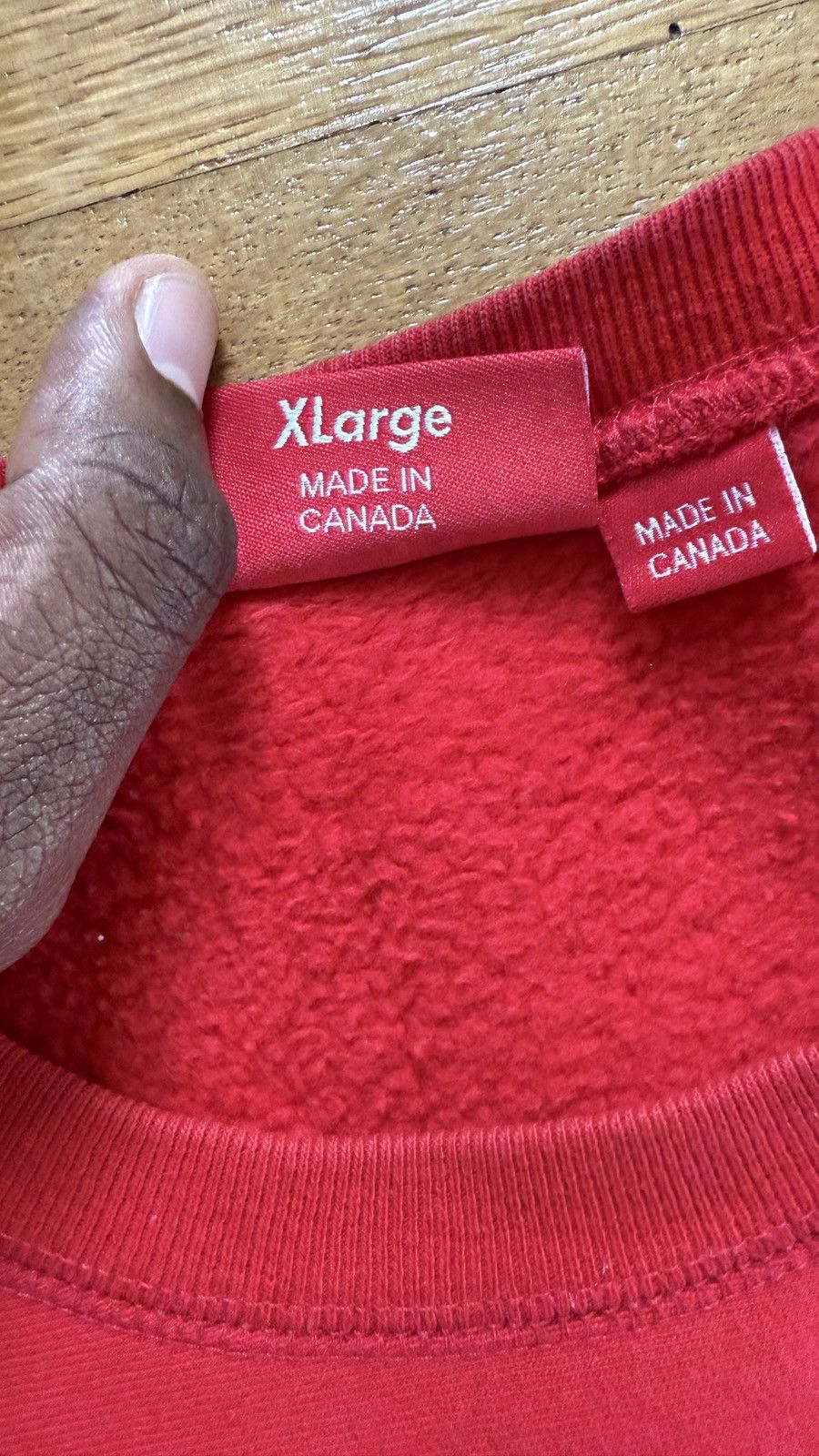 Supreme Supreme Red Arc Logo FW 15 Size US XL / EU 56 / 4 - 4 Thumbnail