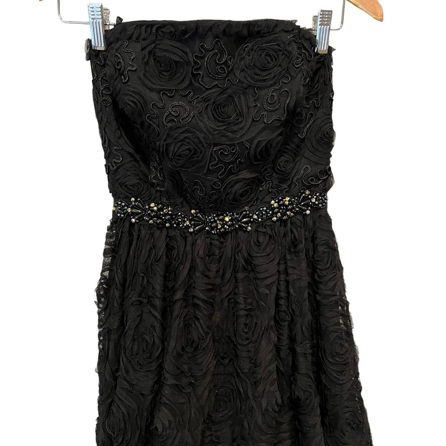 Adrianna Papell Adrianna Papell Strapless Soutache Gown Size US/4 Size S / US 4 / IT 40 - 4 Thumbnail
