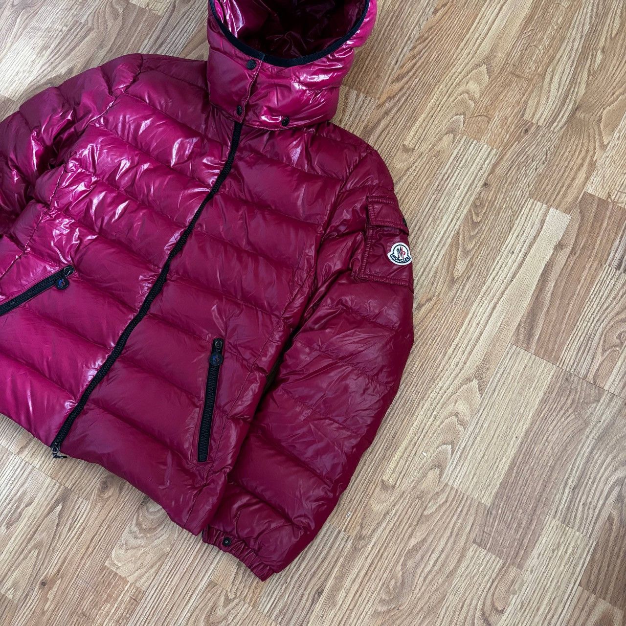 Moncler Moncler Down Jacket Puffer Pink/Red Women size 2 Size S / US 4 / IT 40 - 2 Thumbnail