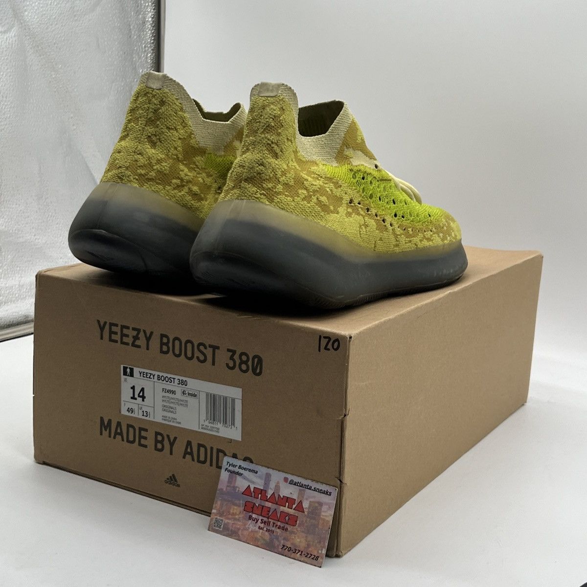 Adidas Yeezy boost 380 Hylte Size US 14 / EU 47 - 5 Thumbnail