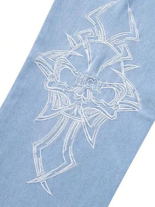 Jean Kitahara x Mina Retro Straight Leg Custom Jeans Size US 32 / EU 48 - 4 Thumbnail