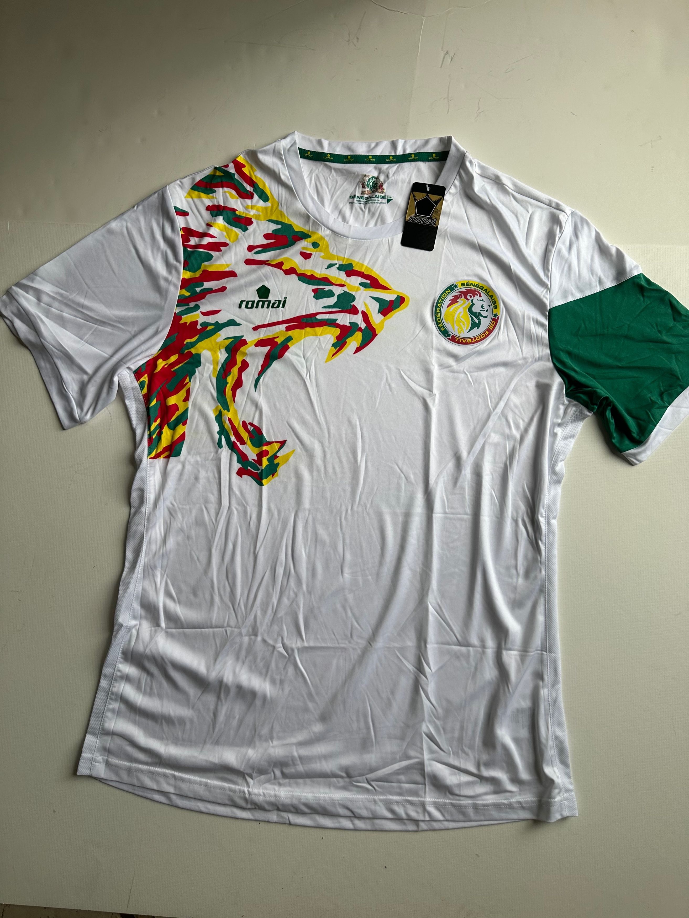 Other Vintage Romai Senegal Jersey (2016/17) - White - XXL (NWT) Size US XXL / EU 58 / 5 - 1 Thumbnail