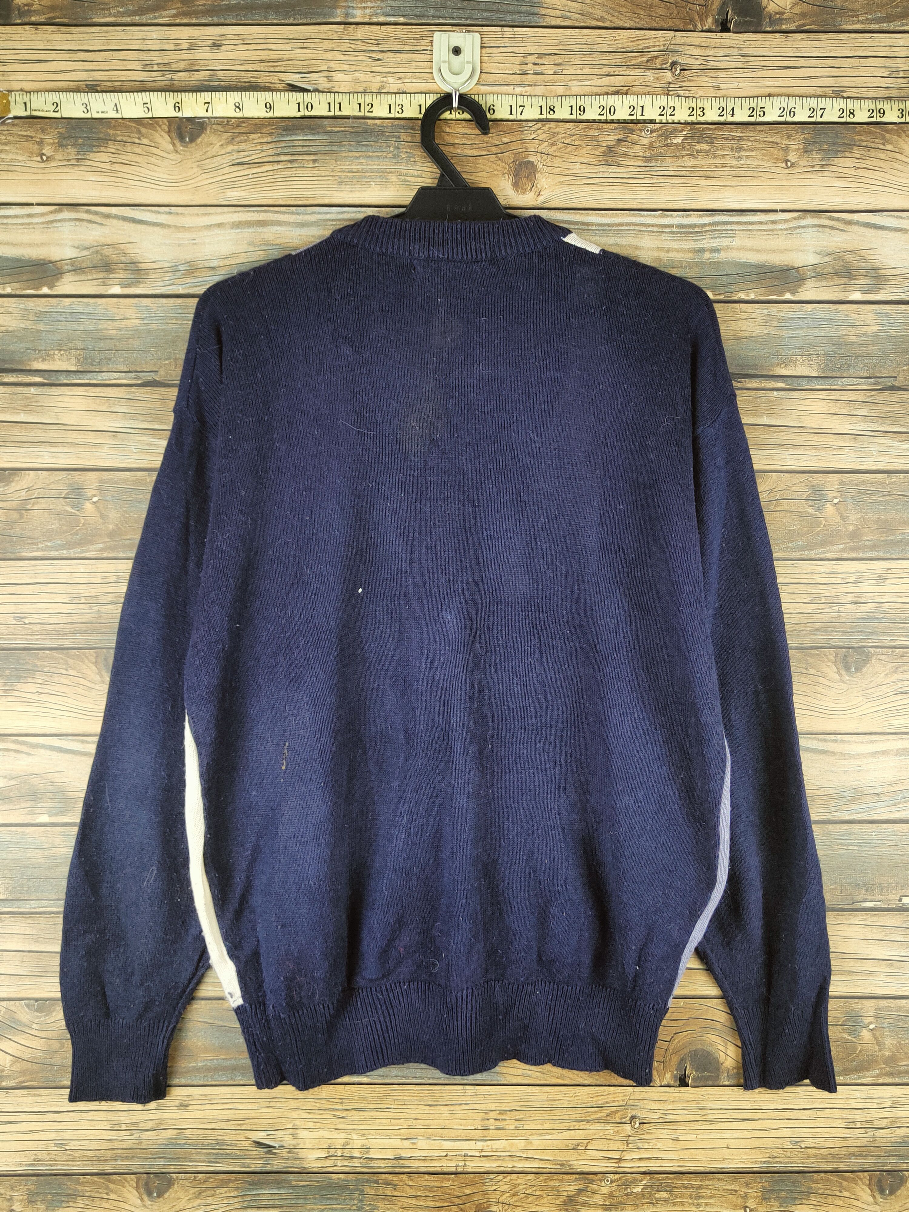 Japanese Brand DL Creek Keeper Navy Knitwear Cardigans #46-559 Size US L / EU 52-54 / 3 - 7 Thumbnail