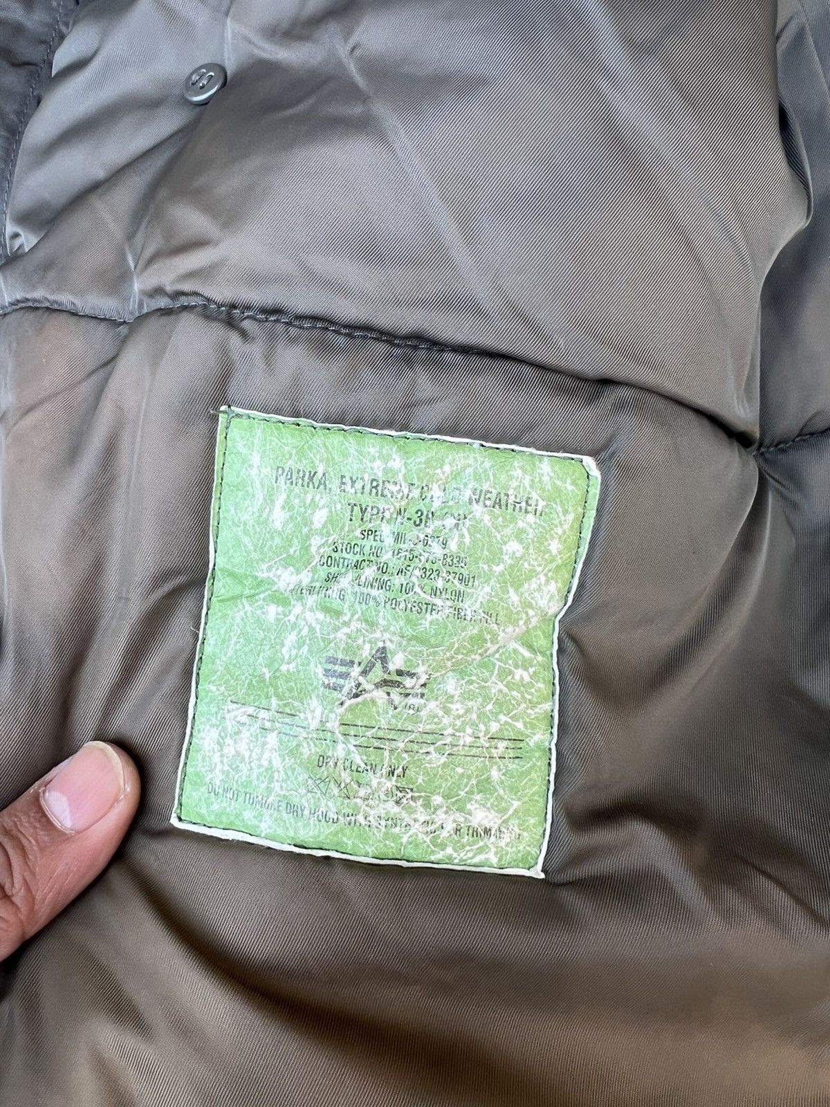 Alpha Industries × Vintage VINTAGE ALPHA INDUSTRIES N3B FAUX FUR HOODIE JACKET Size US L / EU 52-54 / 3 - 18 Thumbnail