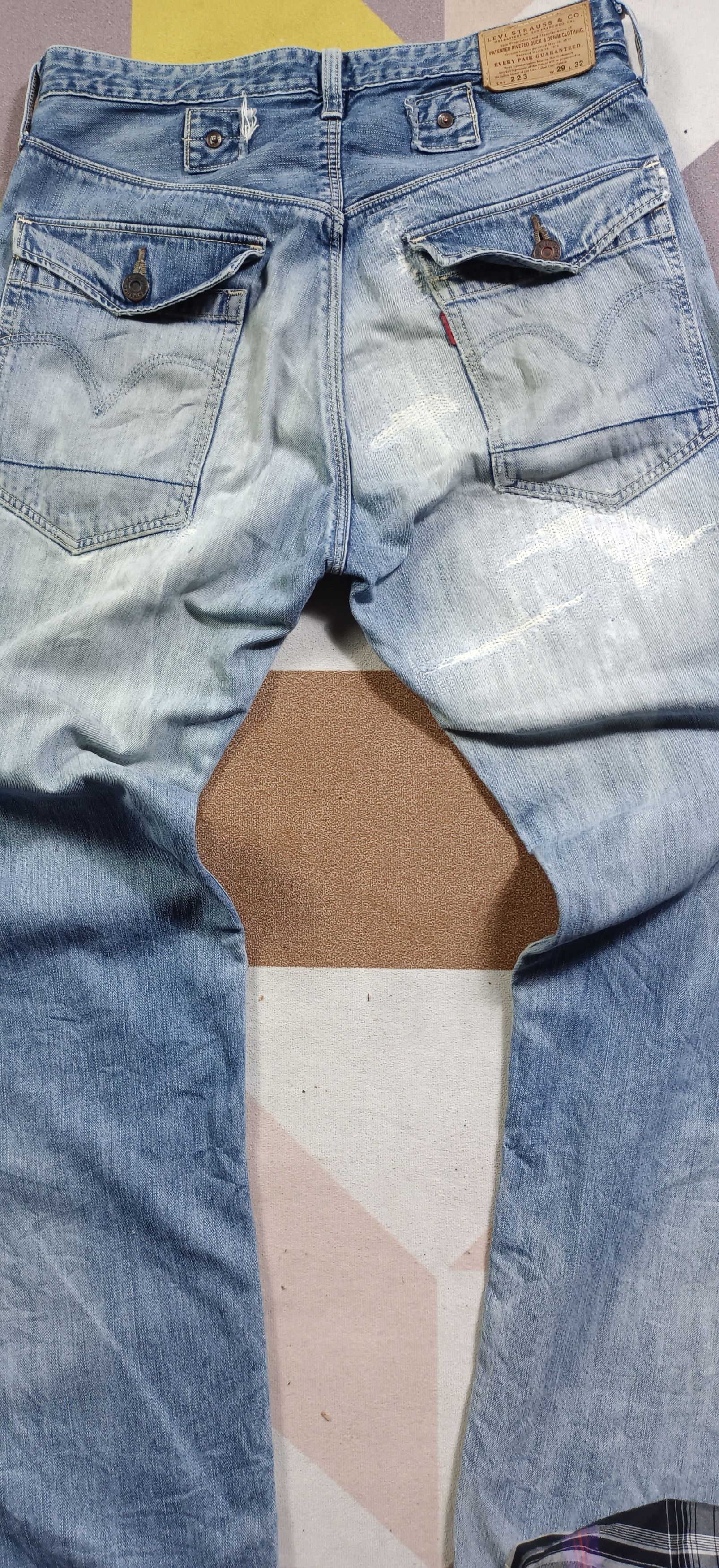 Levi's 🔥🔥Vintage 90s Levis Classic Double Knee Distressed Denim Size US 30 / EU 46 - 5 Thumbnail