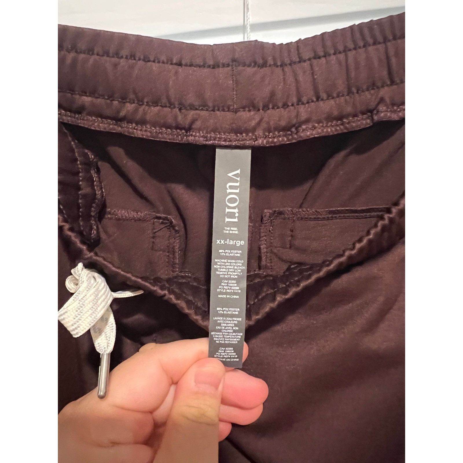 Vuori Vuori Sunday Performance Jogger Mens XXL Oxblood Athletic Tr Size US 40 / EU 56 - 7 Thumbnail