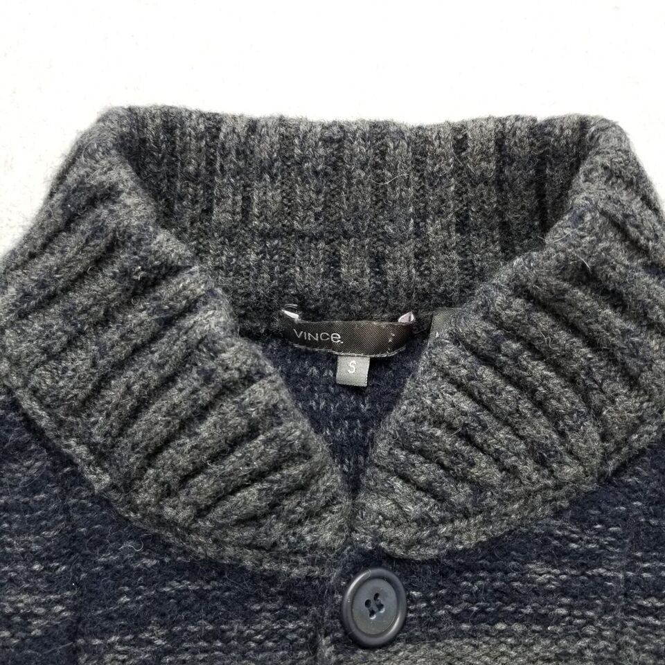 Vince Vince Sweater Mens Small Striped Pullover Buttons Cashmere Size US S / EU 44-46 / 1 - 5 Thumbnail