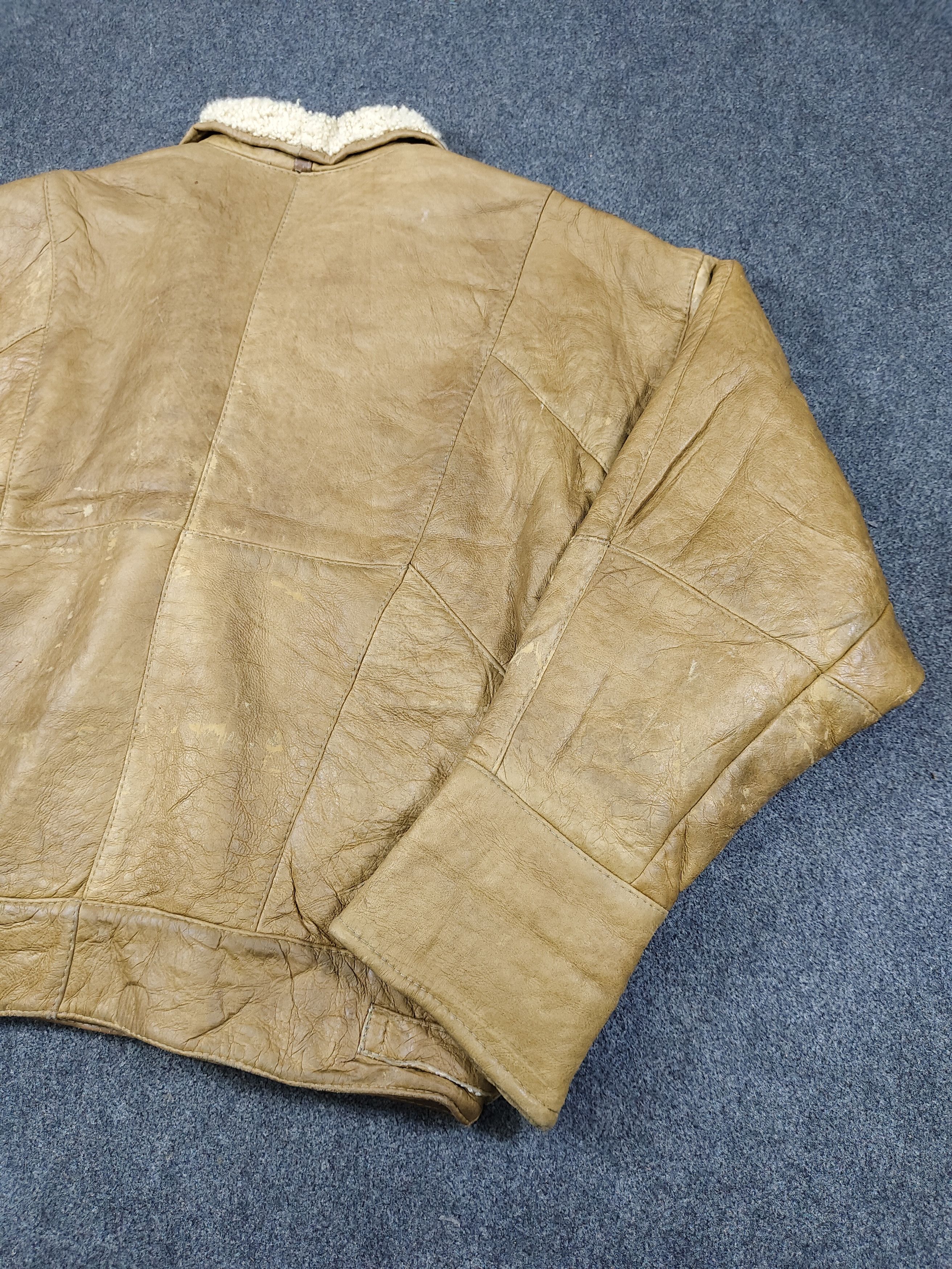 Vintage 80s Knight- Archived Artisan Crafted Panel Wool Shearling Size US M / EU 48-50 / 2 - 8 Thumbnail