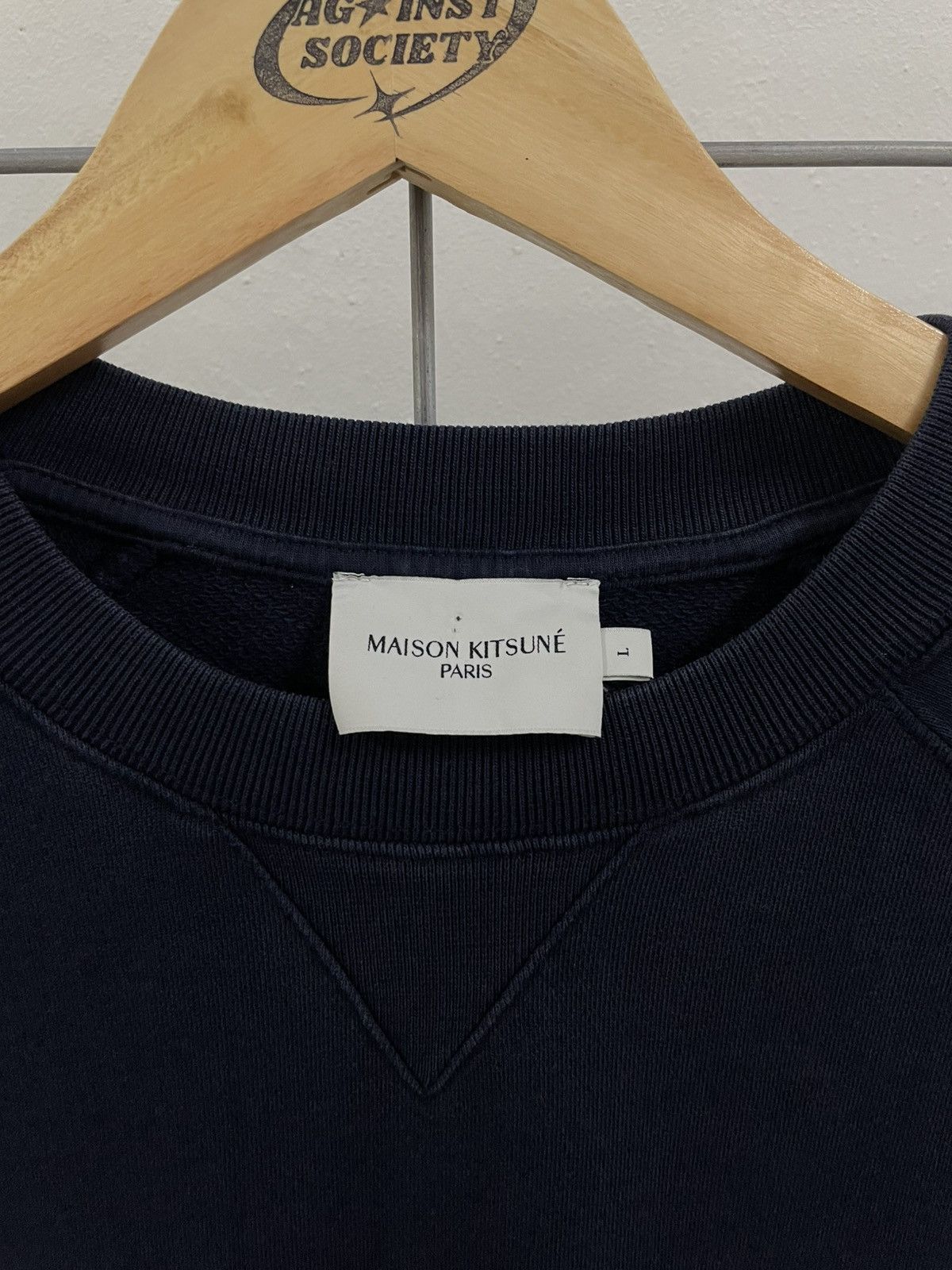Maison Kitsune Maison Kitsune All Right Fox Patch Sweatshirt Size US L / EU 52-54 / 3 - 3 Thumbnail