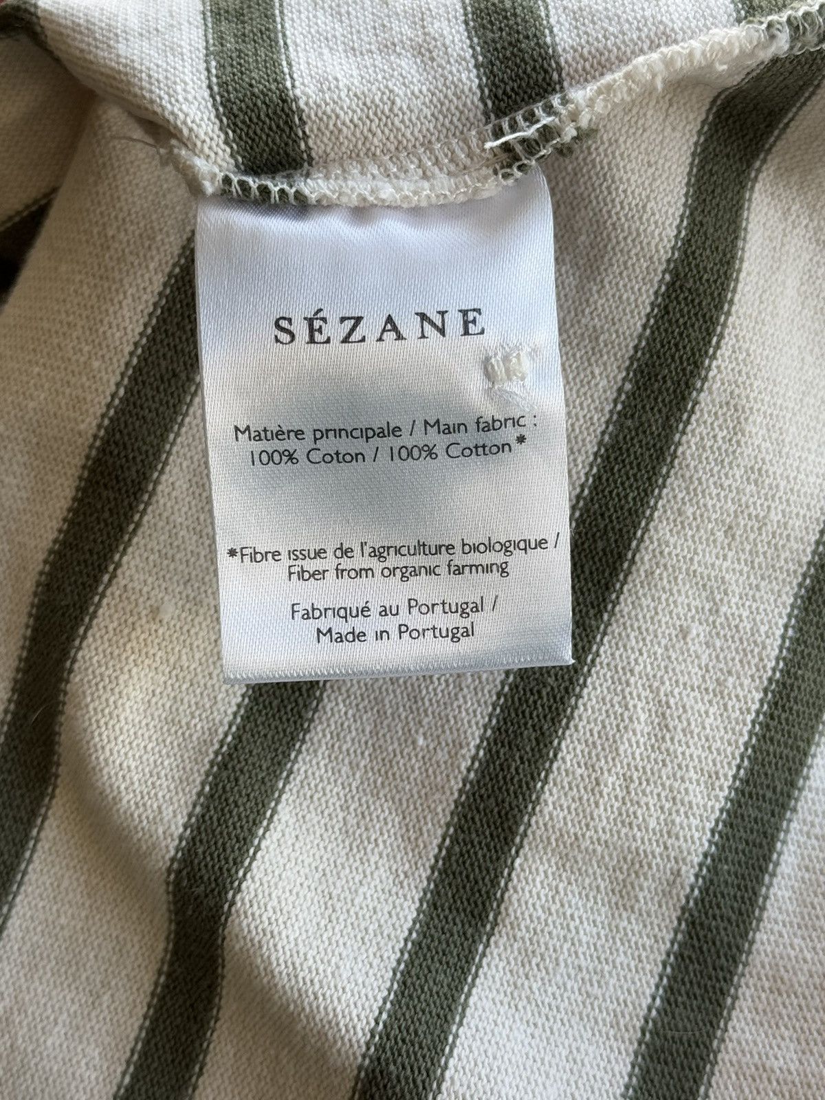 Designer × Sezane Sezane Paris striped longsleeve blouse Size L / US 10 / IT 46 - 5 Thumbnail