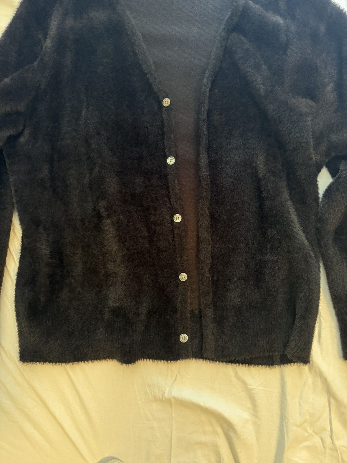 Stussy Stussy shaggy cardigan black Size US XXL / EU 58 / 5 - 3 Thumbnail