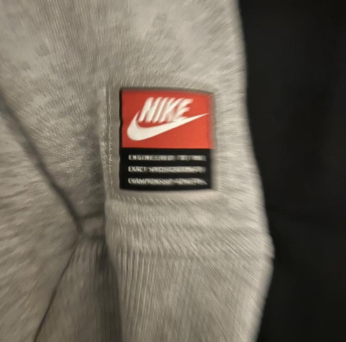 Nike Nike Quilted Panel Crewneck Sweatshirt – Heather Grey/Black Size US M / EU 48-50 / 2 - 3 Thumbnail