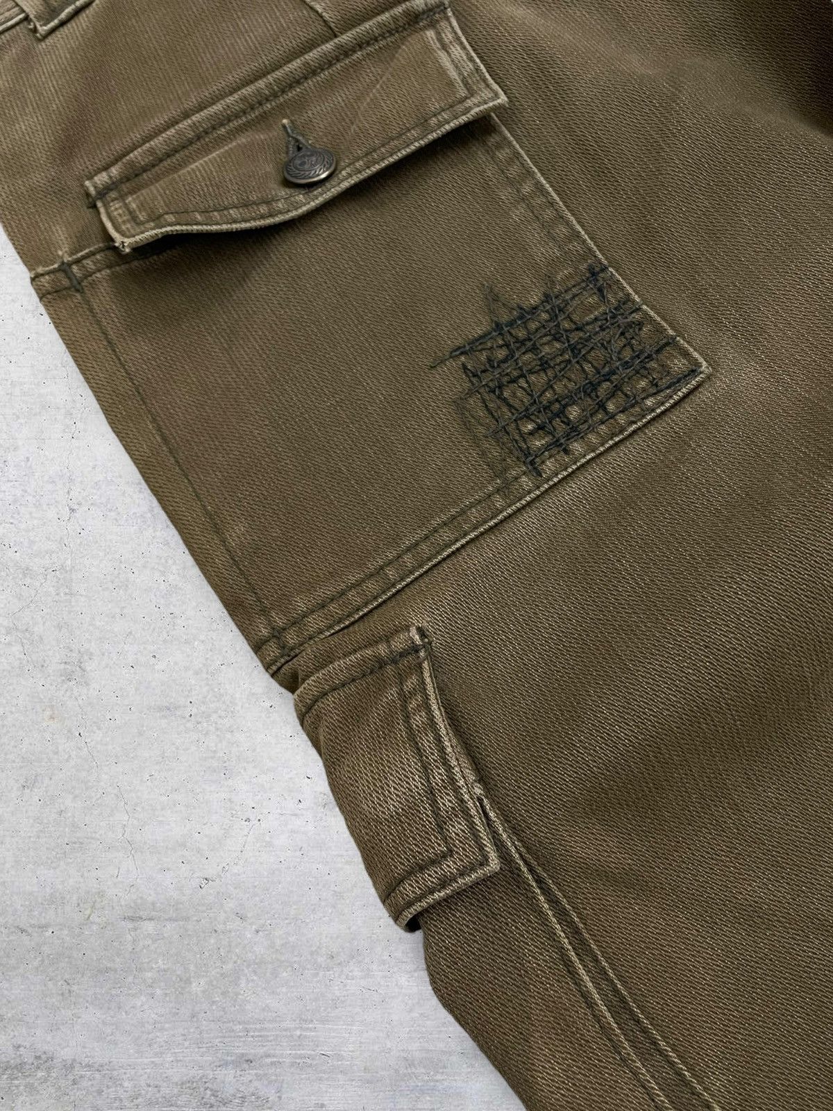 Hysteric Glamour VINTAGE MAGICAL DESIGN JAPAN DESIGNER ABSTRACT STITCH DENIM Size US 31 - 14 Thumbnail