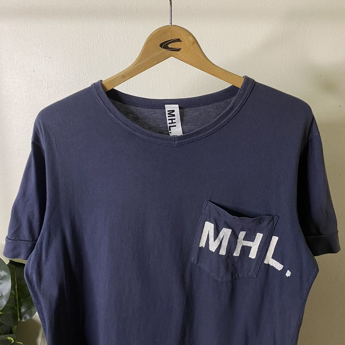 Margaret Howell MHL Single Pocket Navy Large Tee Size US L / EU 52-54 / 3 - 2 Thumbnail