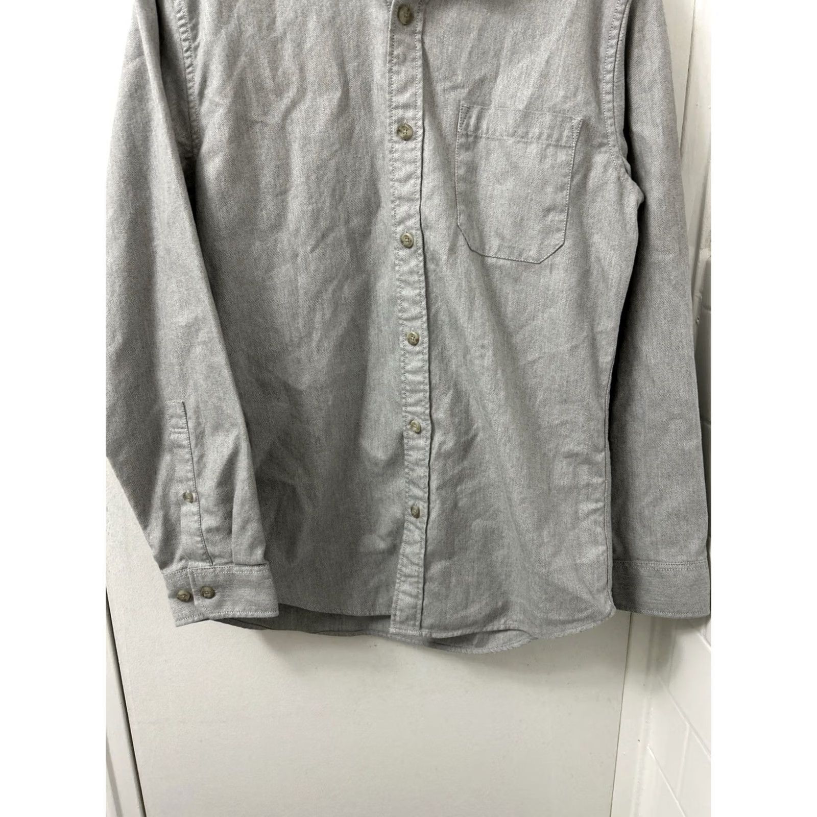 Eddie Bauer VINTAGE Eddie Bauer Work Shirt Mens S Gray Cotton Twill Button-Down Rugged L/S Size US S / EU 44-46 / 1 - 3 Thumbnail