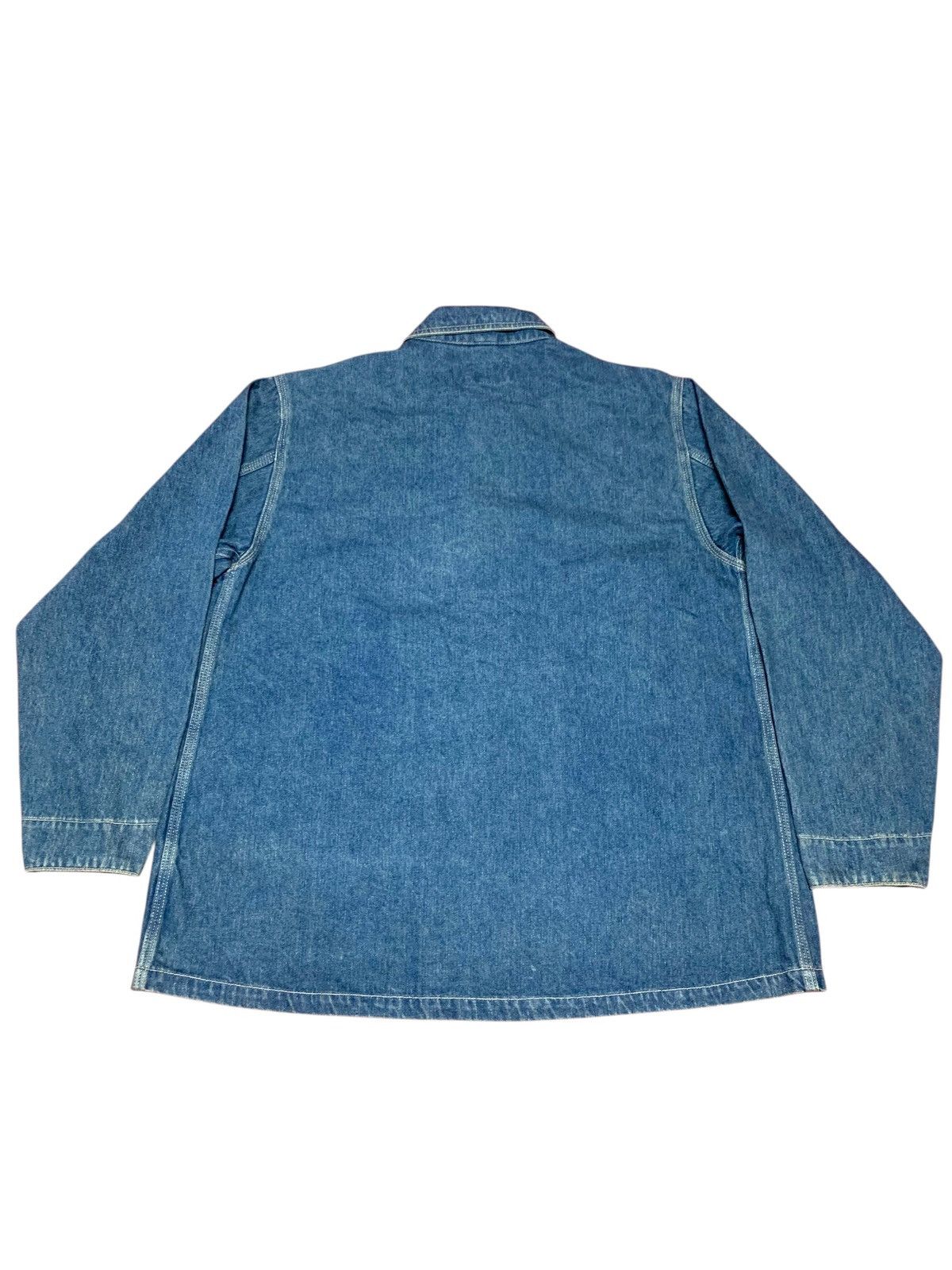 If Six Was Nine Vintage Bayleaf Denim Worker Button Jacket Size US M / EU 48-50 / 2 - 15 Thumbnail