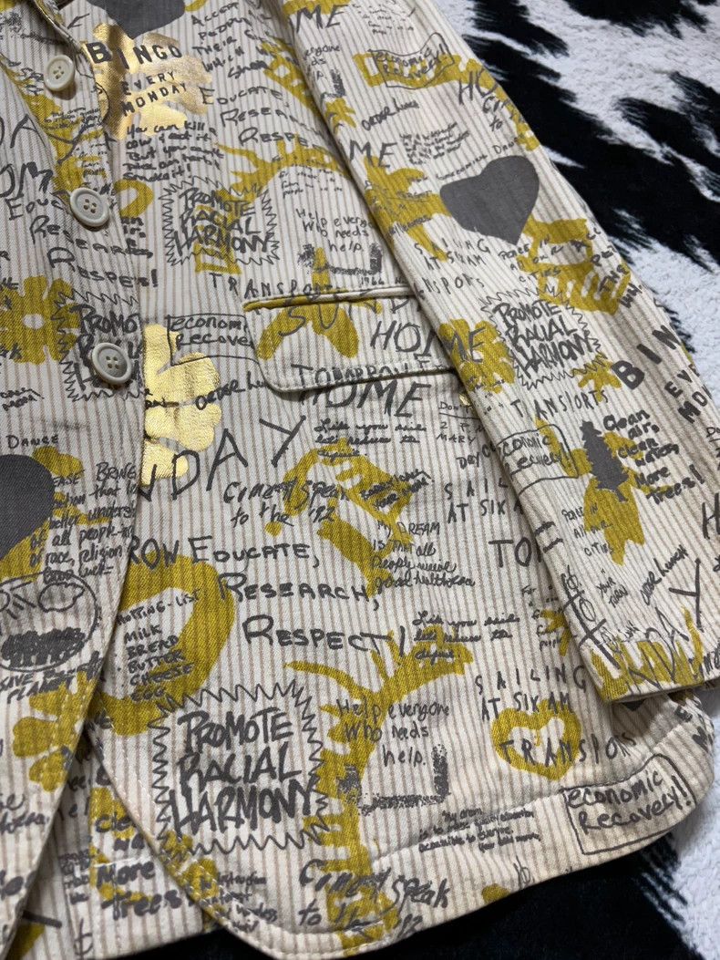 Comme des Garcons Comme Des Garcons Graffiti suit jacket Size S / US 4 / IT 40 - 6 Thumbnail